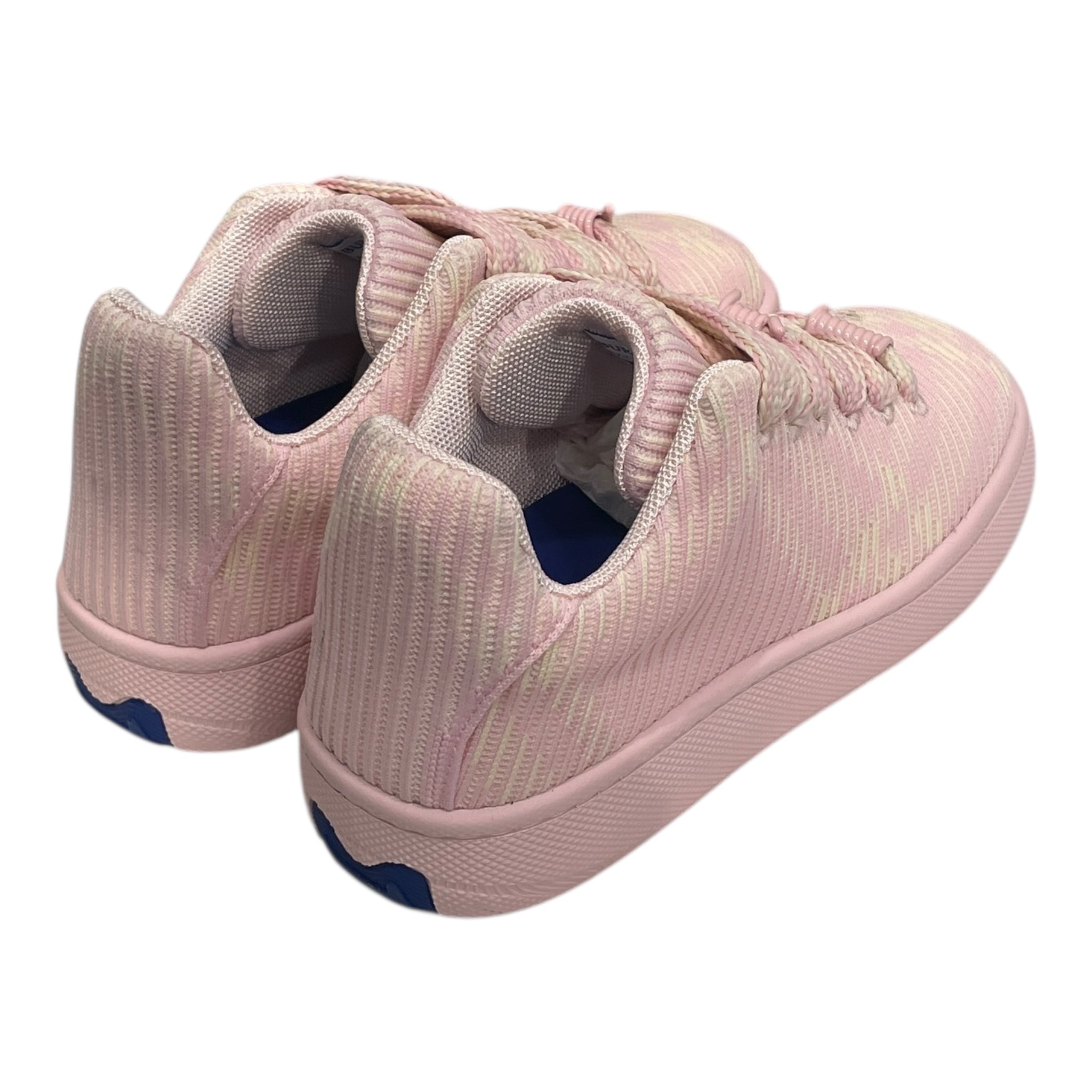 BURBERRY/Low-Sneakers/EU 39/Stripe/Cotton/PNK/PINK/WHT WIDE BRAIDED LACES view 2