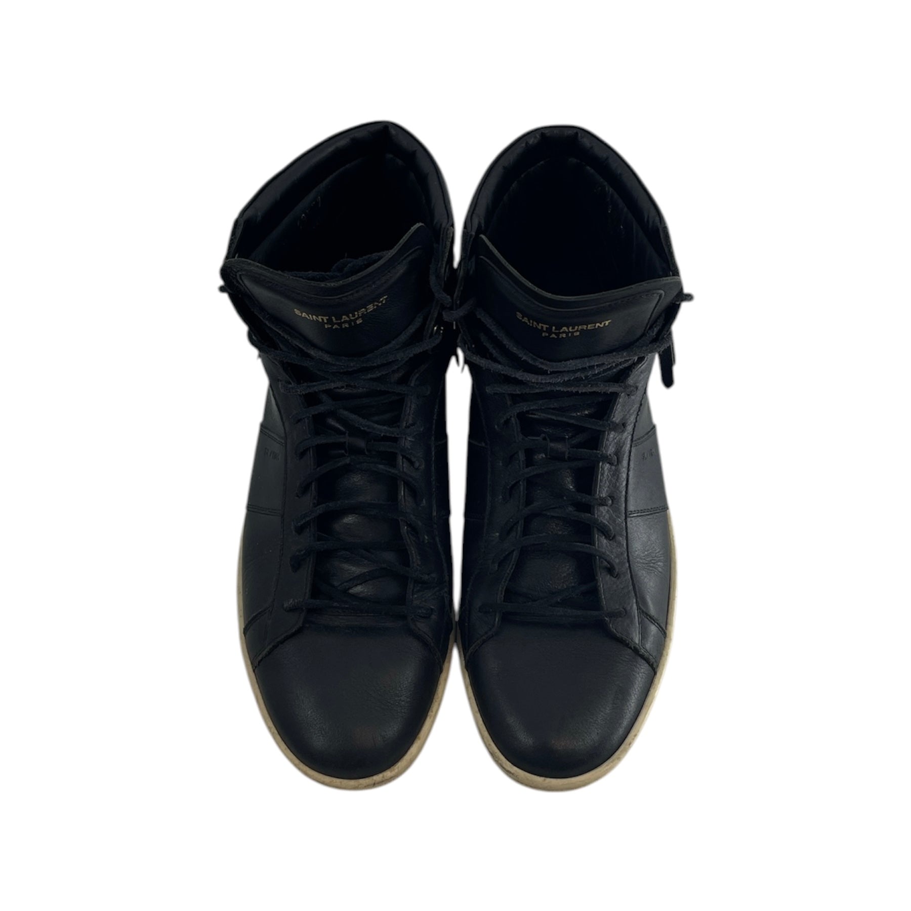 SAINT LAURENT/Hi-Sneakers/EU 42/Leather/BLK/FRINGE view 3