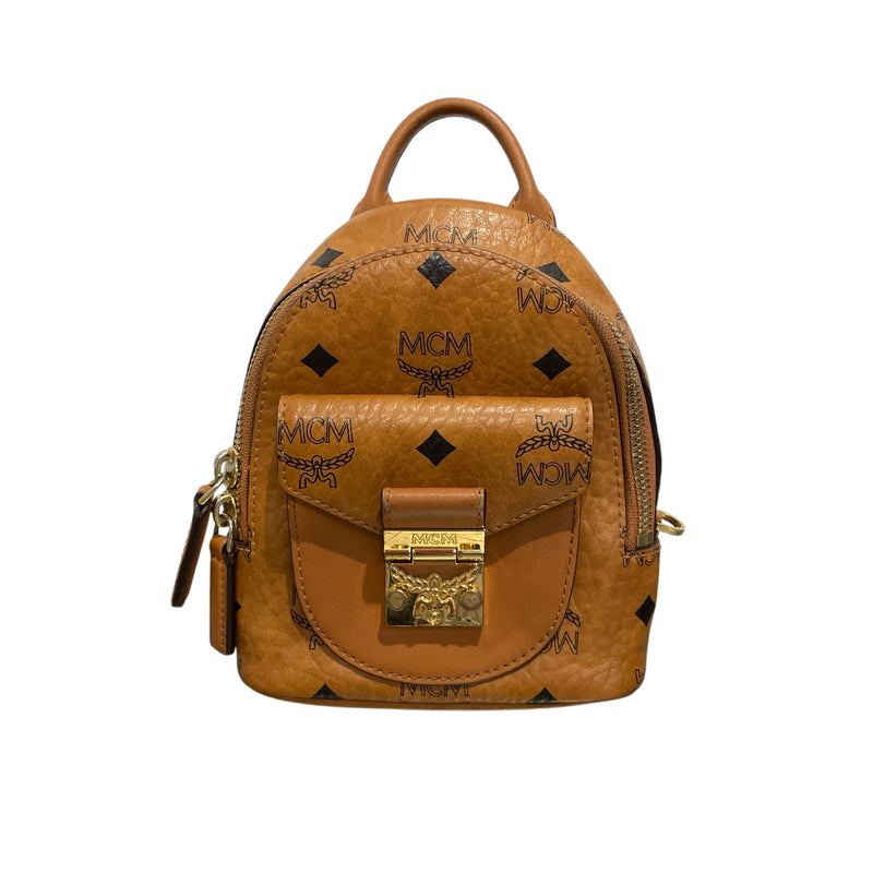 MCM/Cross Body Bag/XS/Monogram/Leather/CML/MINI PATRICIA VISETOS CROSSBOD