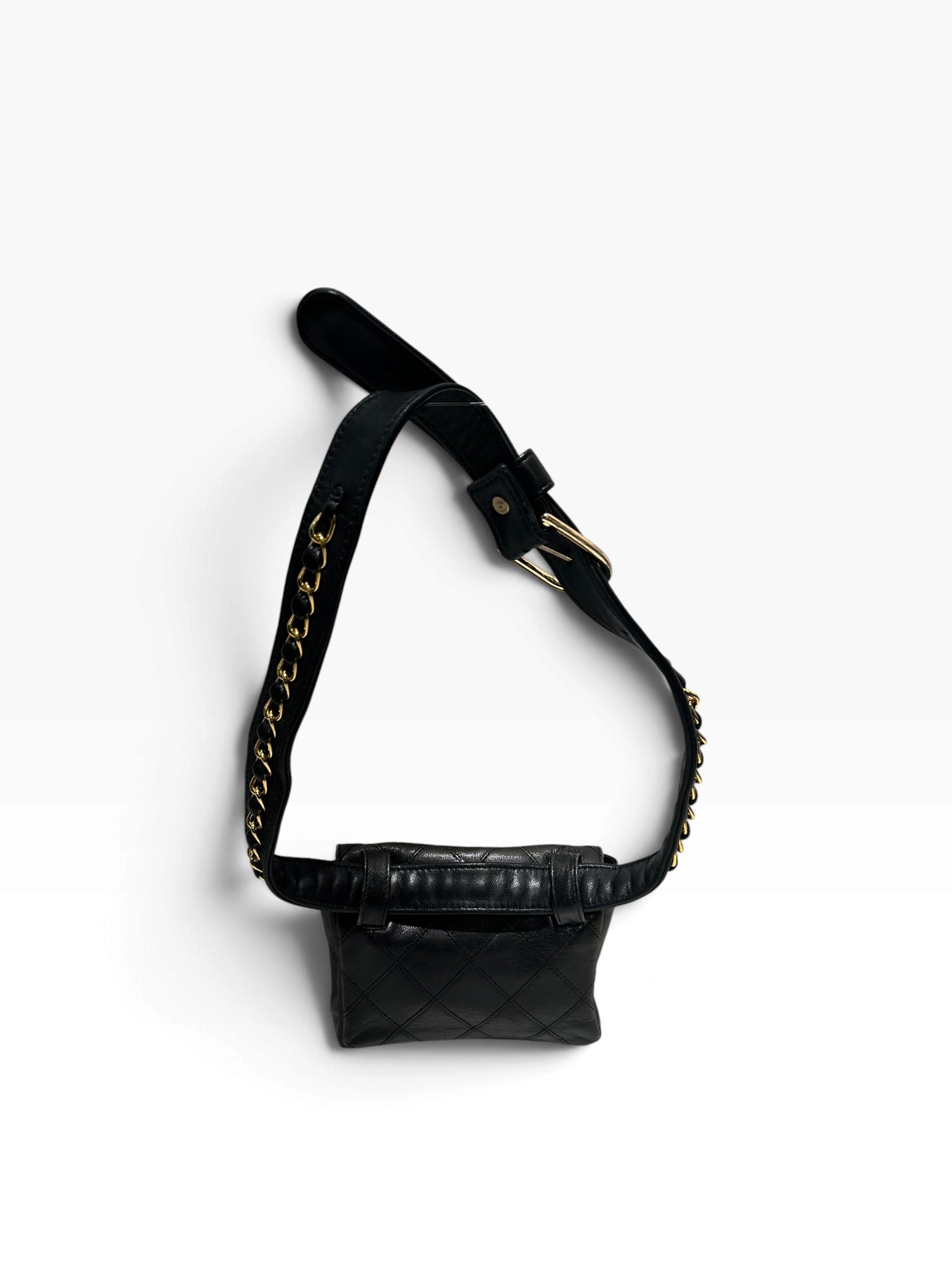 CHANEL/Bag/Leather/BLK/Waist Pouch view 2