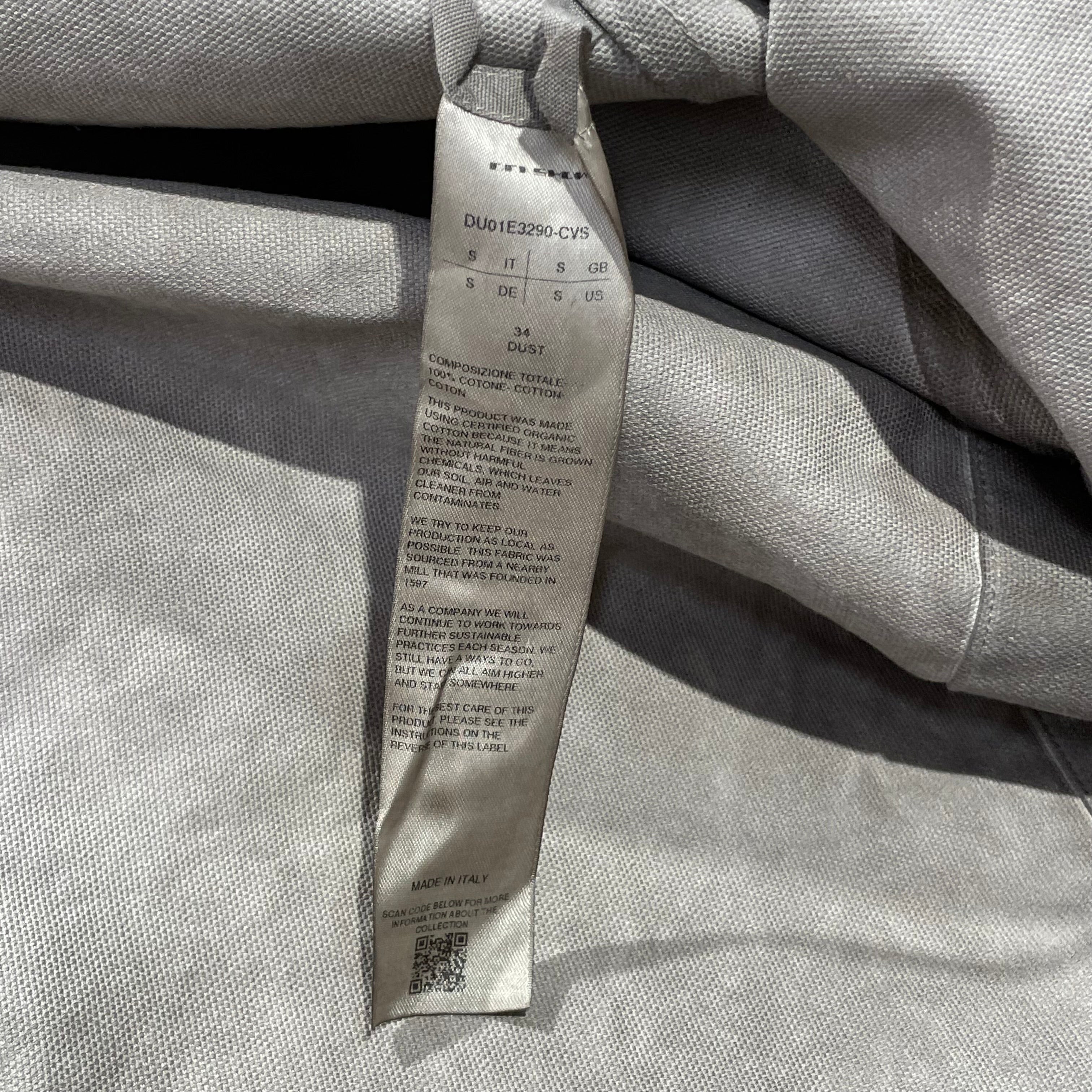 RICK OWENS DRKSHDW/Polo Shirt/S/Cotton/GRY/MAGNUM TOMMY view 6