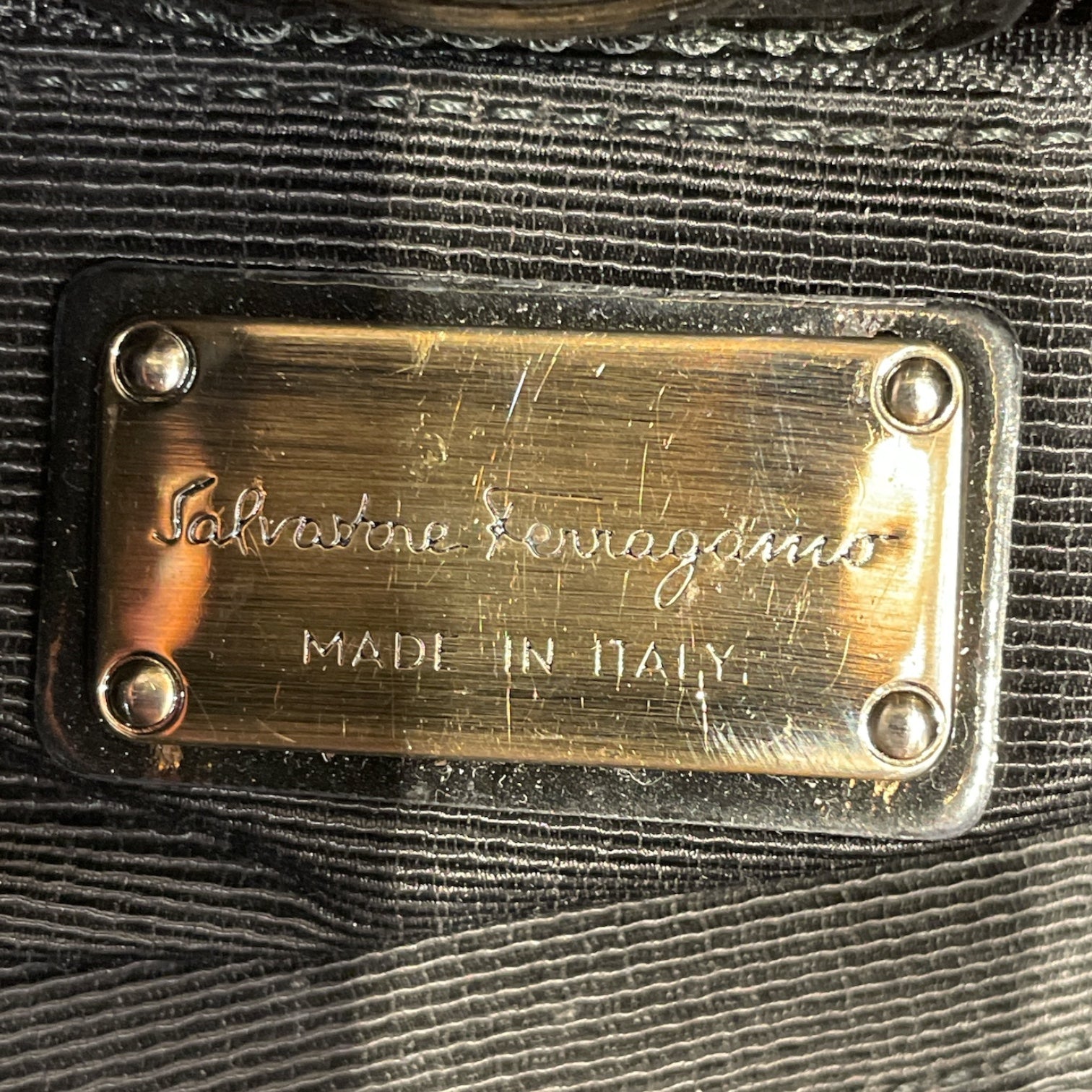 Salvatore Ferragamo/Hand Bag/Nylon/BLK/NYLON LEATHER STRAP view 5