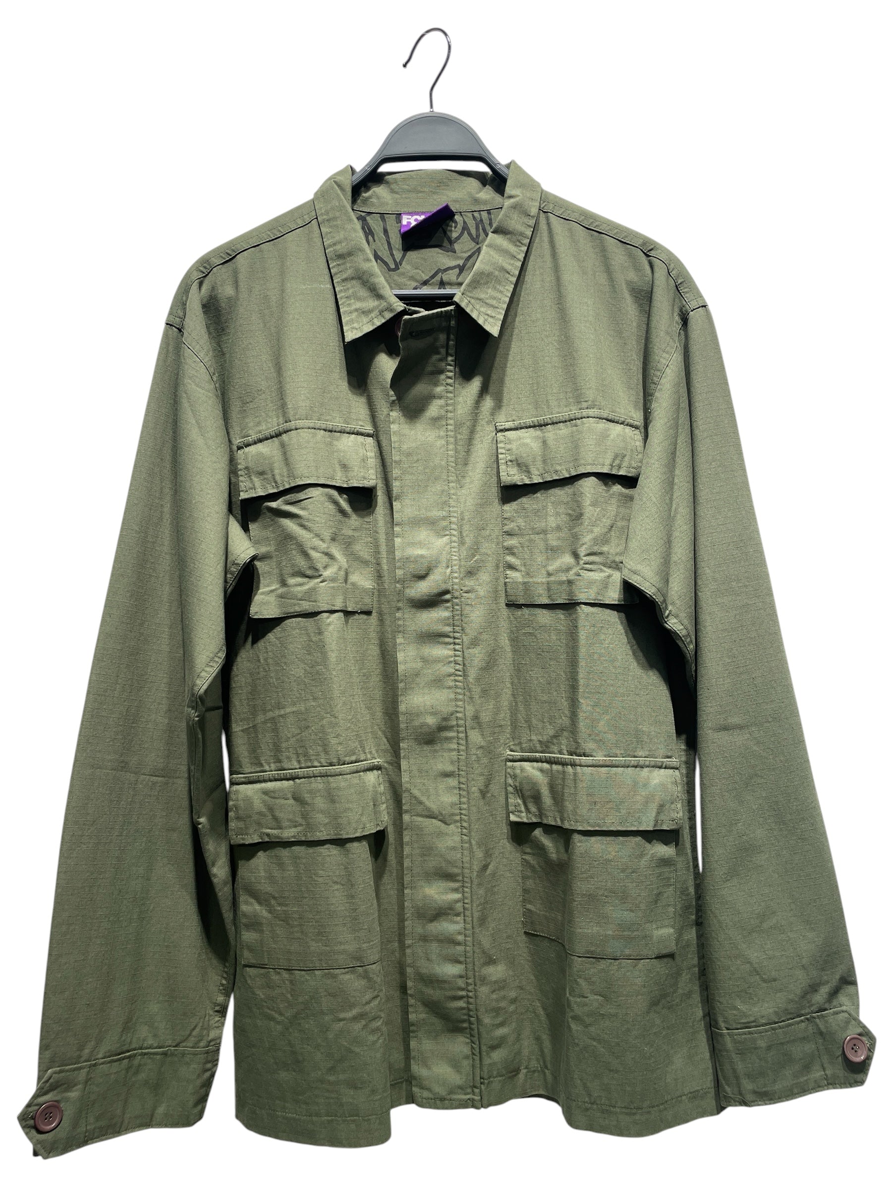Fucking Awesome/Military Jkt/XL/Cotton/GRN/4 FRONT POCKET(XL) view 1