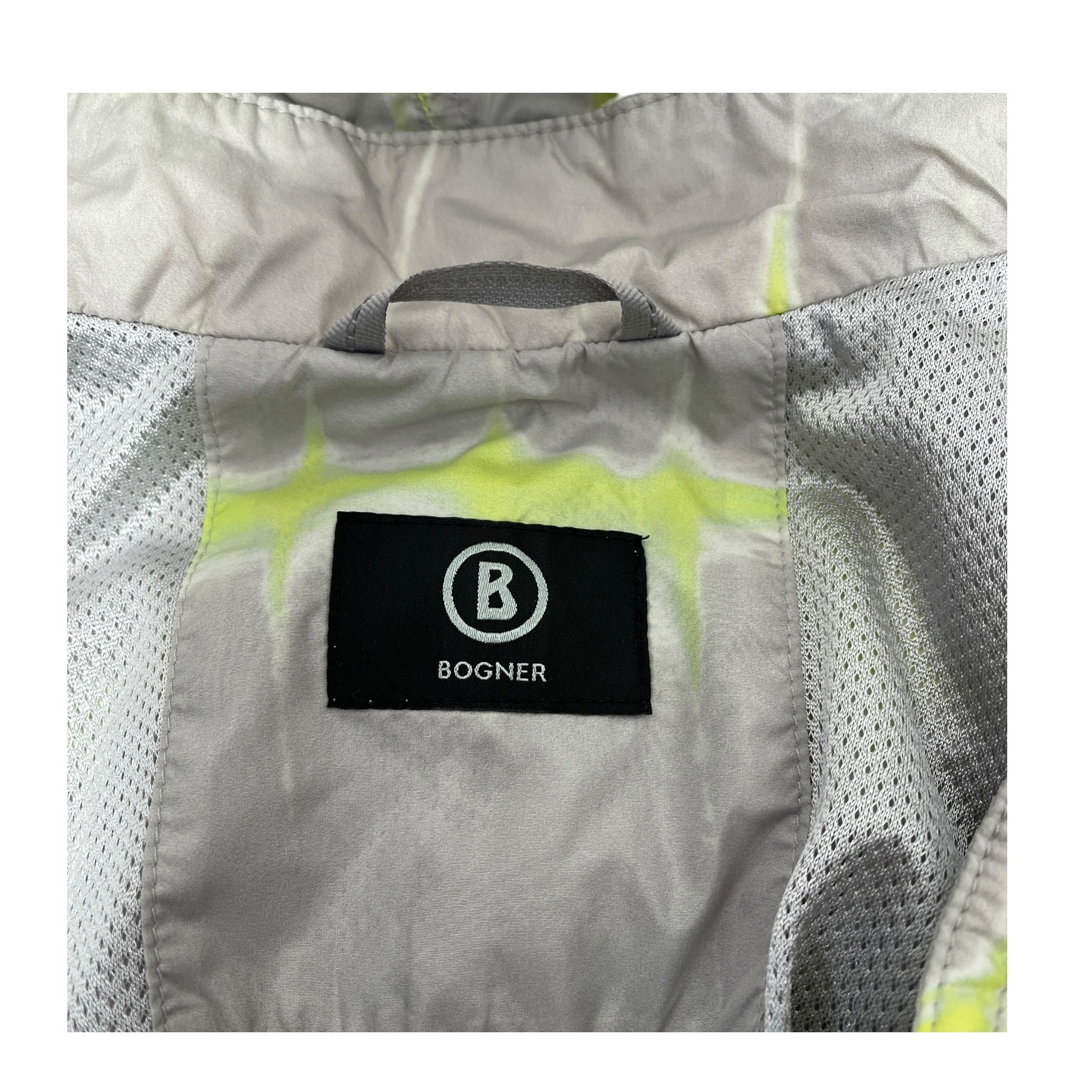 Bogner/Nylon Vest/8/Nylon/SLV/GREEN NEON DESIGN view 3