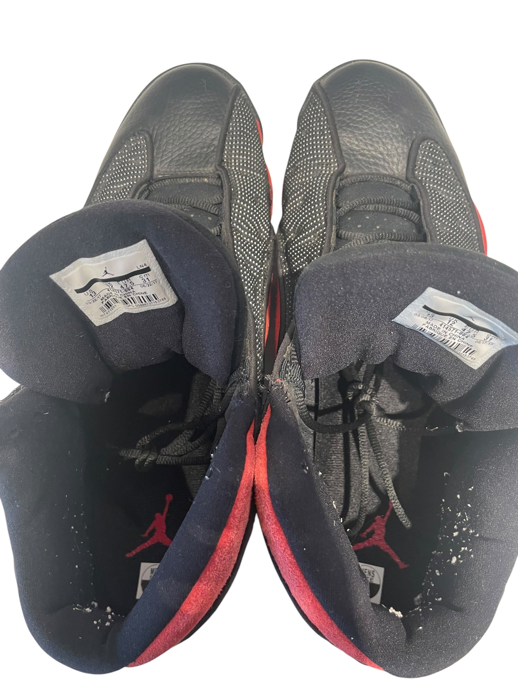 JORDAN BRAND/Hi-Sneakers/US 13/Cotton/BLK/Air Jordan 13 Retro 'Bred' view 5