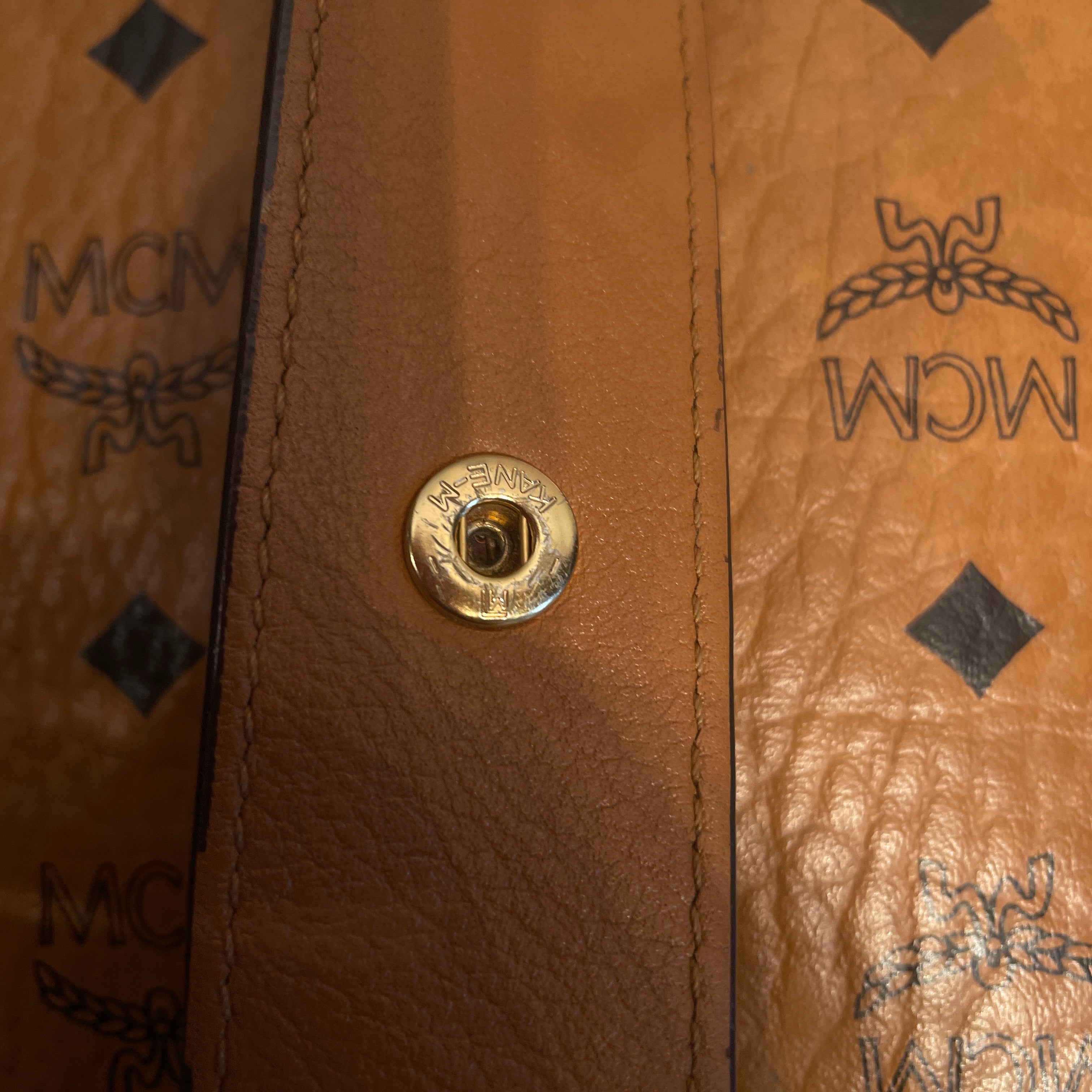 MCM/Bag/Monogram/Leather/BRW/ view 4