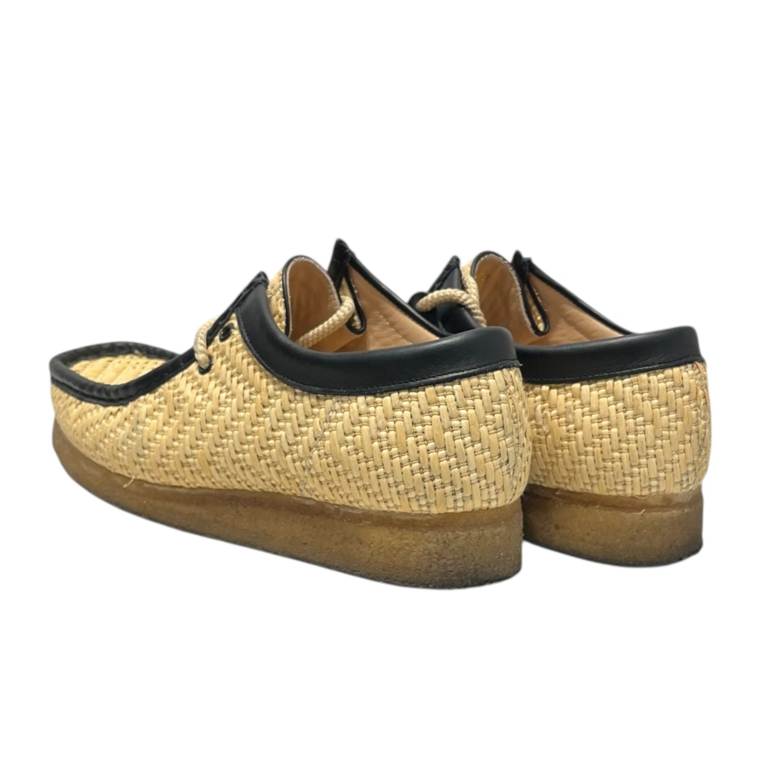 Clarks/Loafers/US 9.5/BEG/Woven Leather Trim view 2