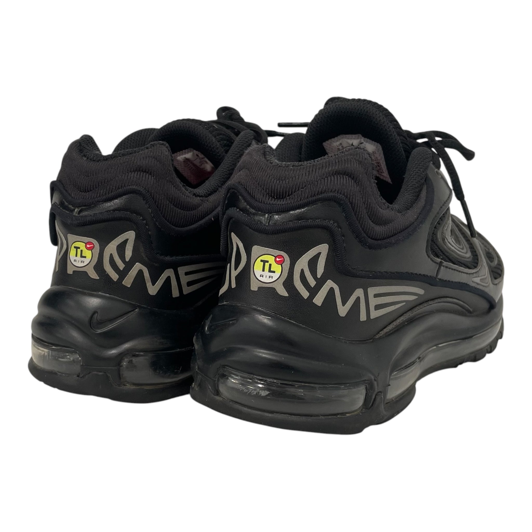 NIKE/Supreme/Low-Sneakers/US 8.5/Cotton/BLK/TL AIR view 2