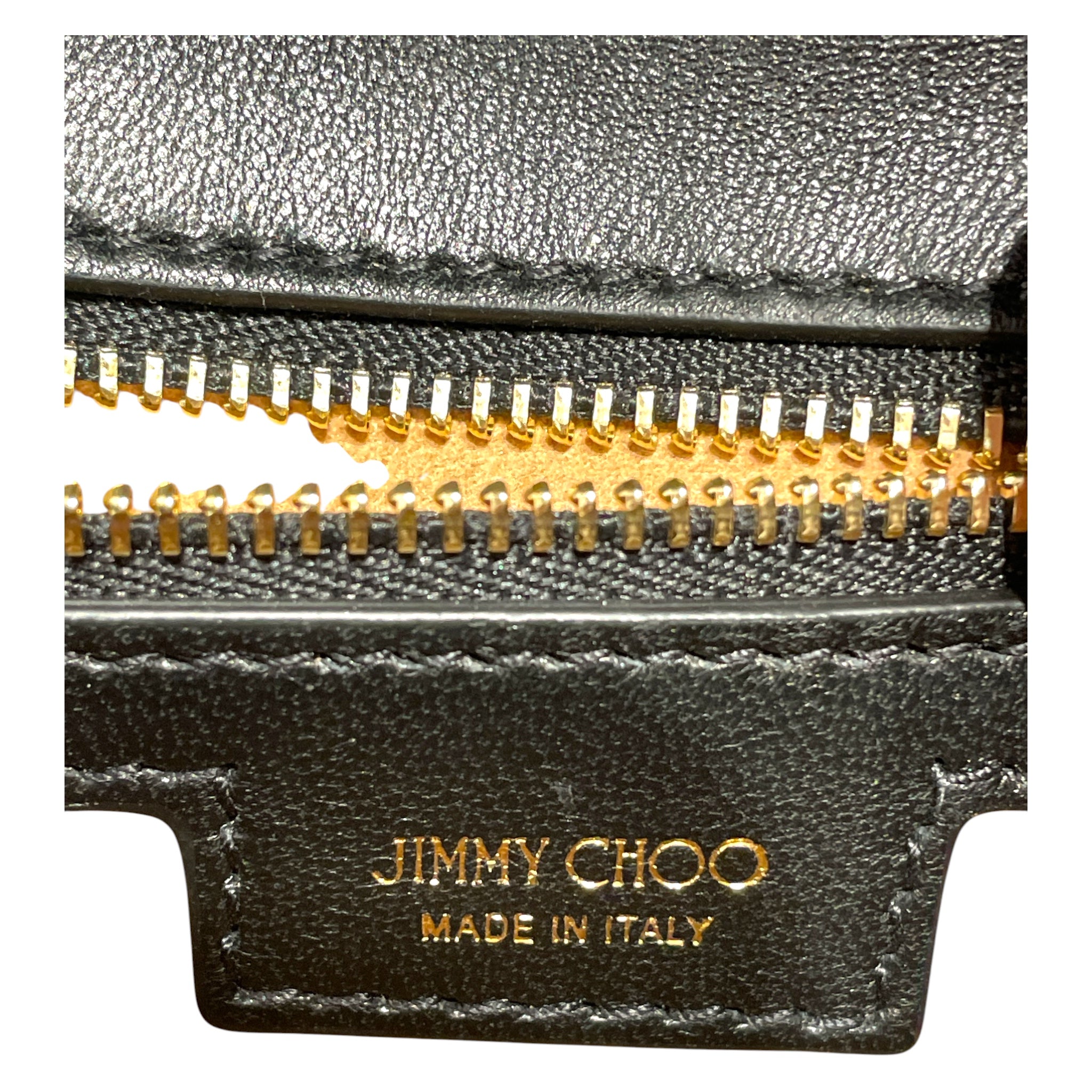 JIMMY CHOO/Cross Body Bag/Leather/BLK/FARONE "JC" LOGO view 4