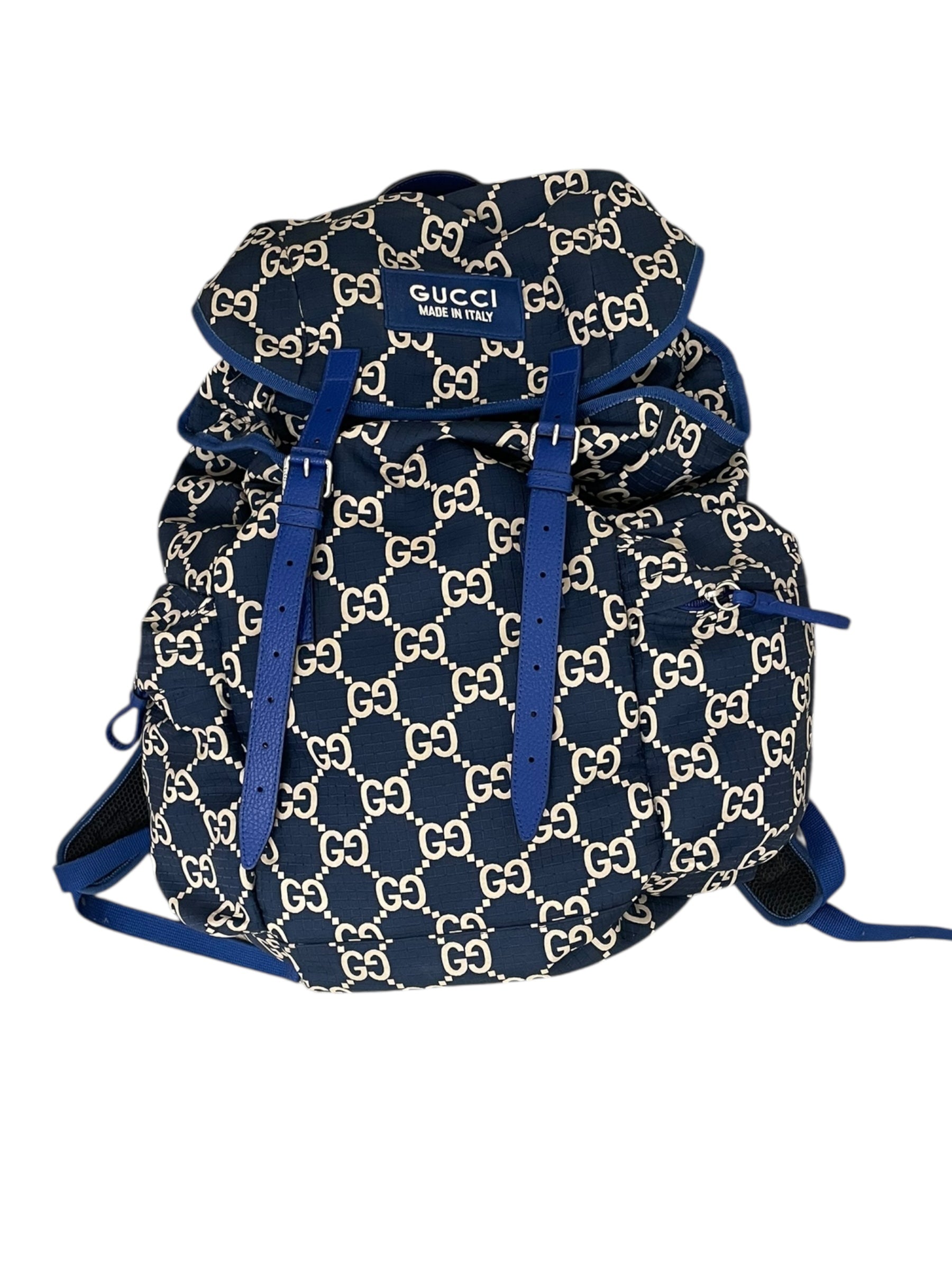 GUCCI/Backpack/Monogram/NVY/LARGE GG RIPSTOP view 2