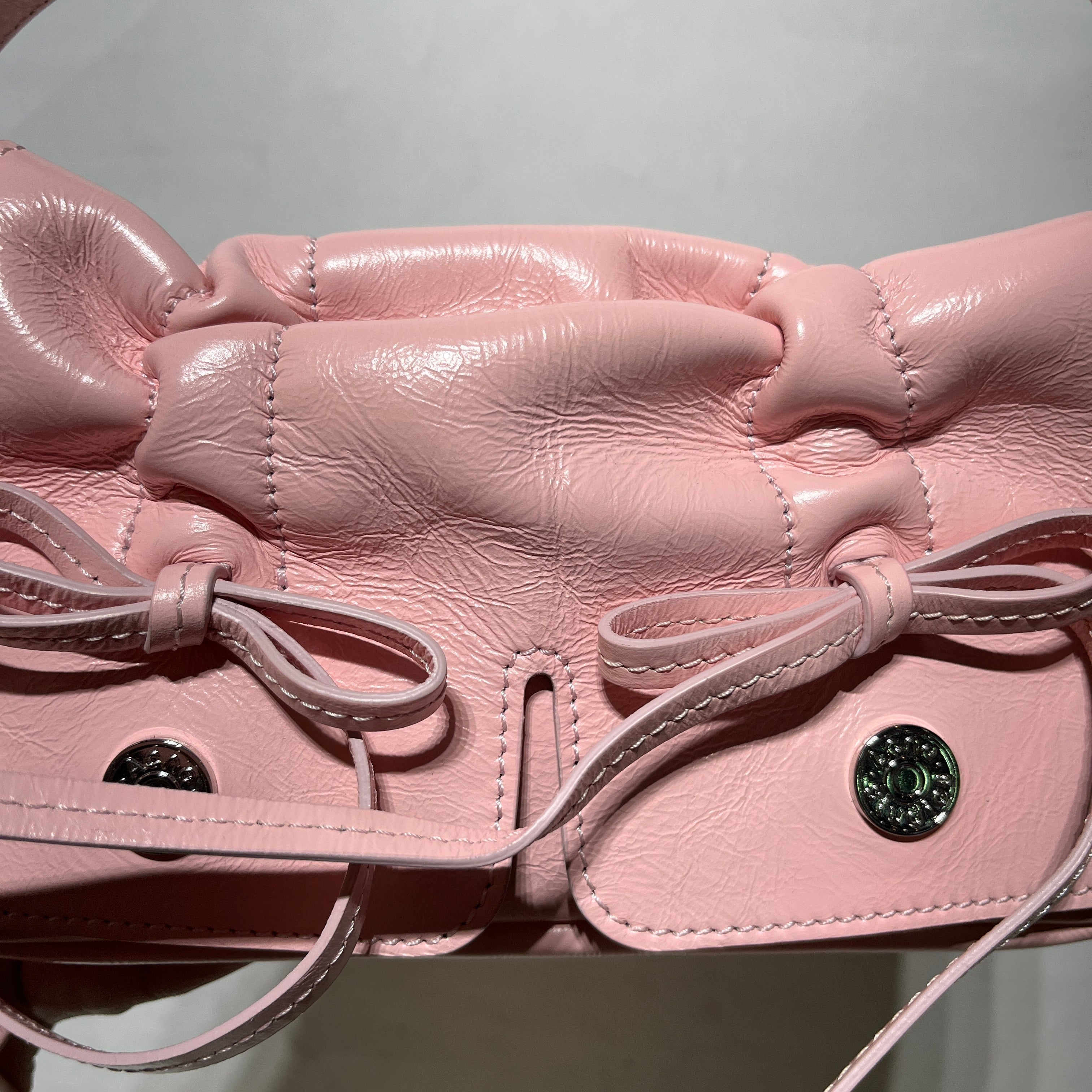 Acne Studios/Hand Bag/Leather/PNK/Ruched Bow Micro view 8