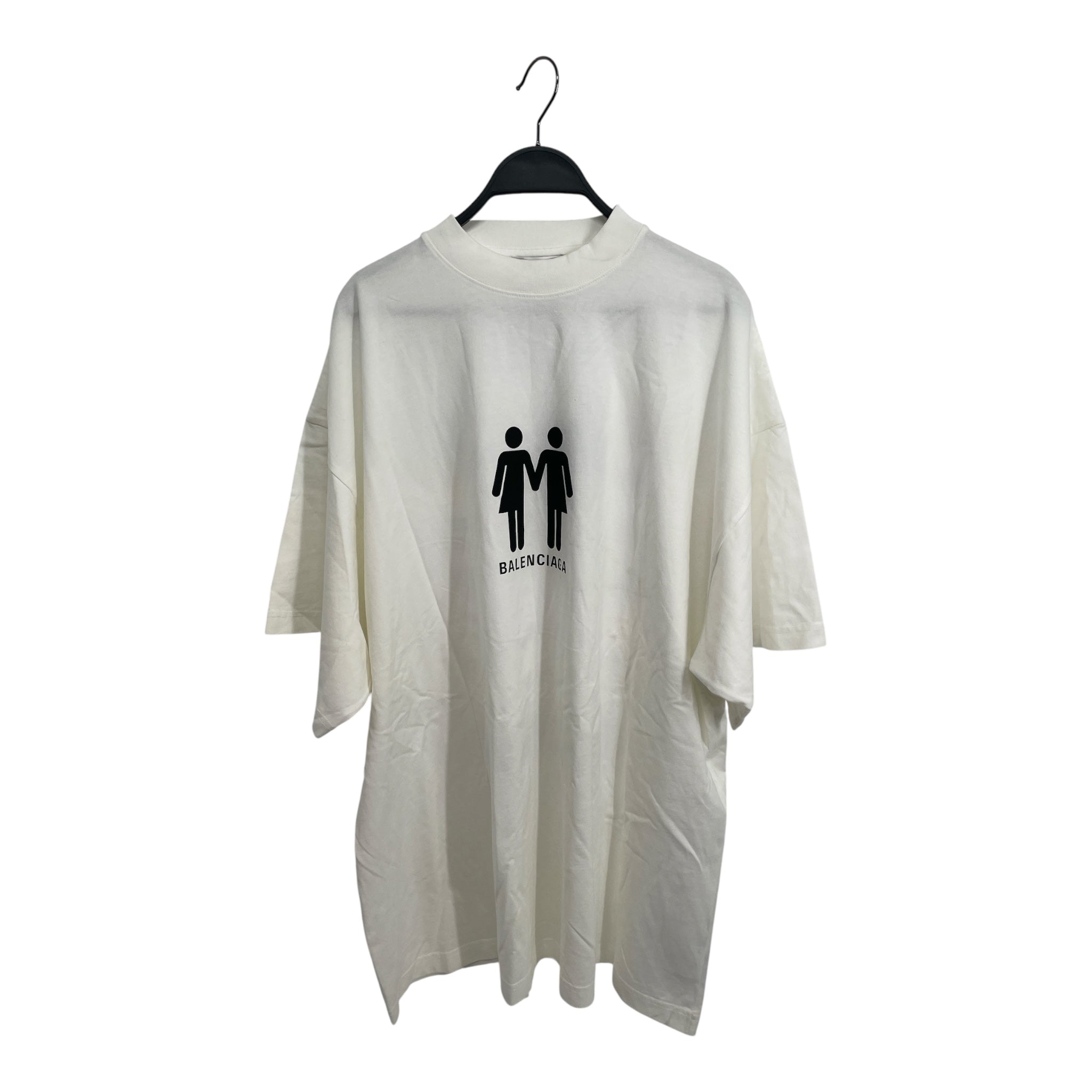 BALENCIAGA/T-Shirt/3/Cotton/WHT/2022 BOY/GIRL PRIDE 9 view 1
