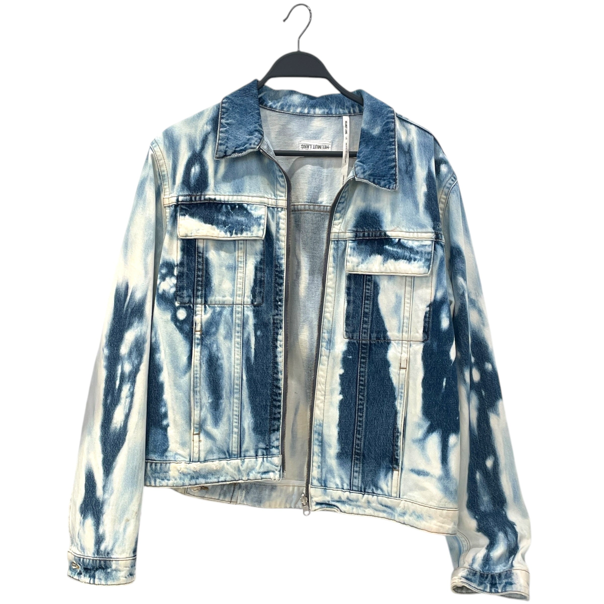 Helmut Lang/Denim Jkt/L/Denim/BLU/All Over Print/ view 1