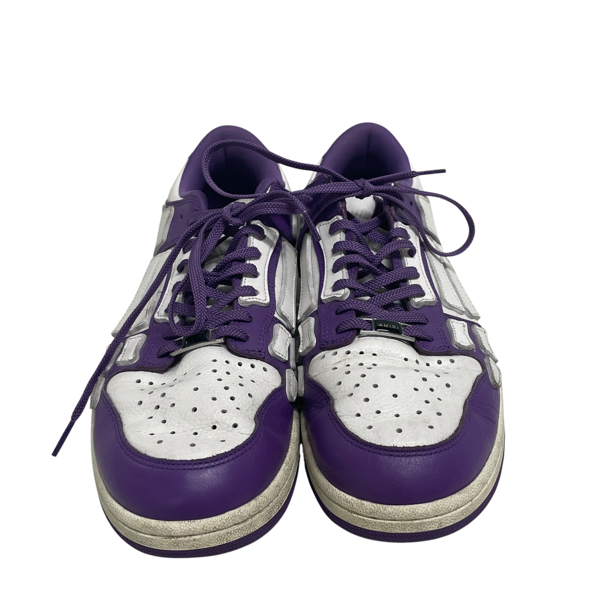 AMIRI/Low-Sneakers/US 13/Leather/PPL/FOOT BONES view 3