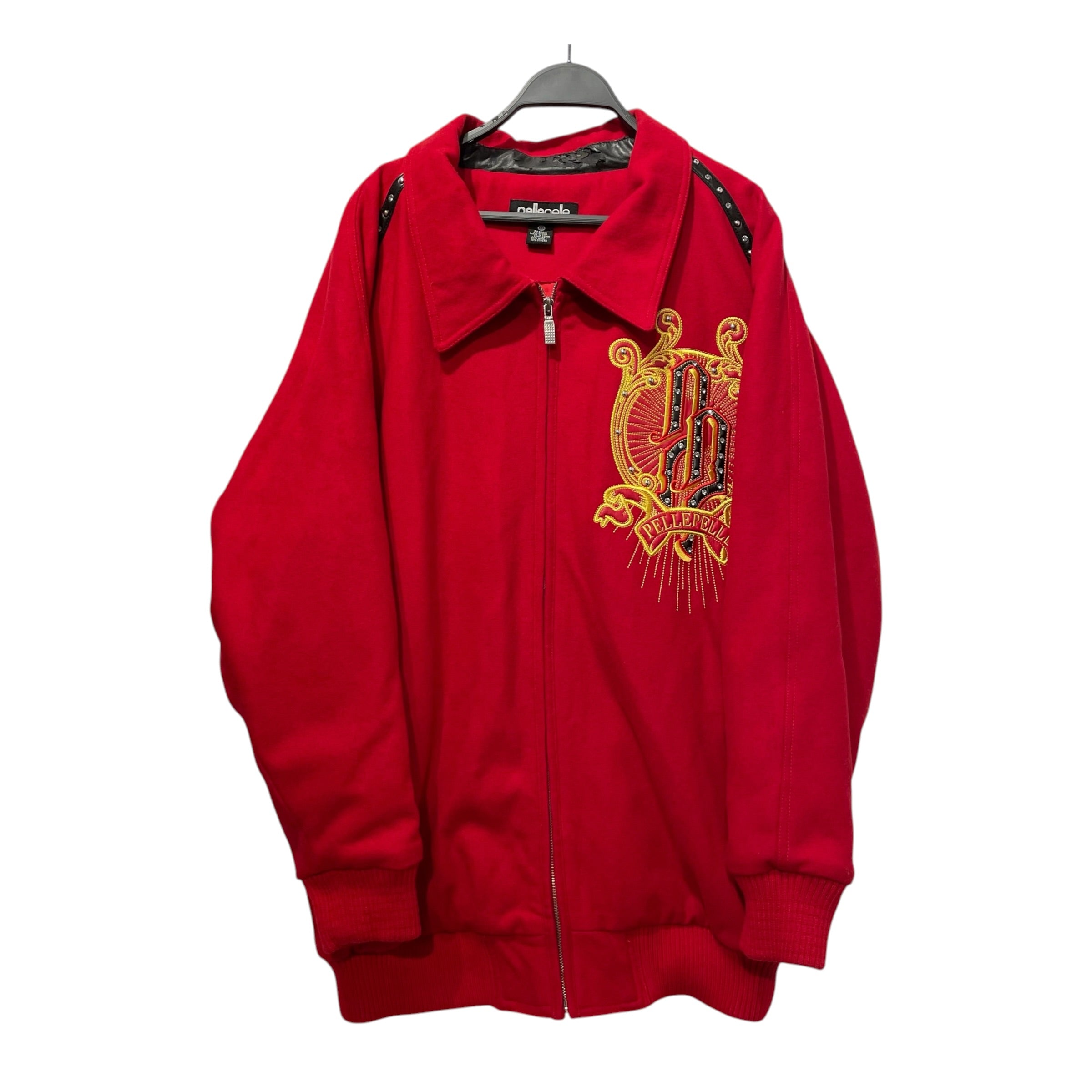 Pelle Pelle/Baseball Jkt/XXXXL/Wool/RED/ view 1