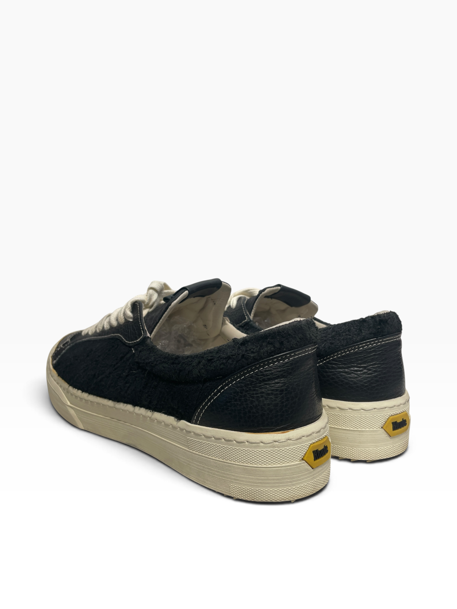 RHUDE/Low-Sneakers/US 12/Leather/BLK/U-Tip/ view 2