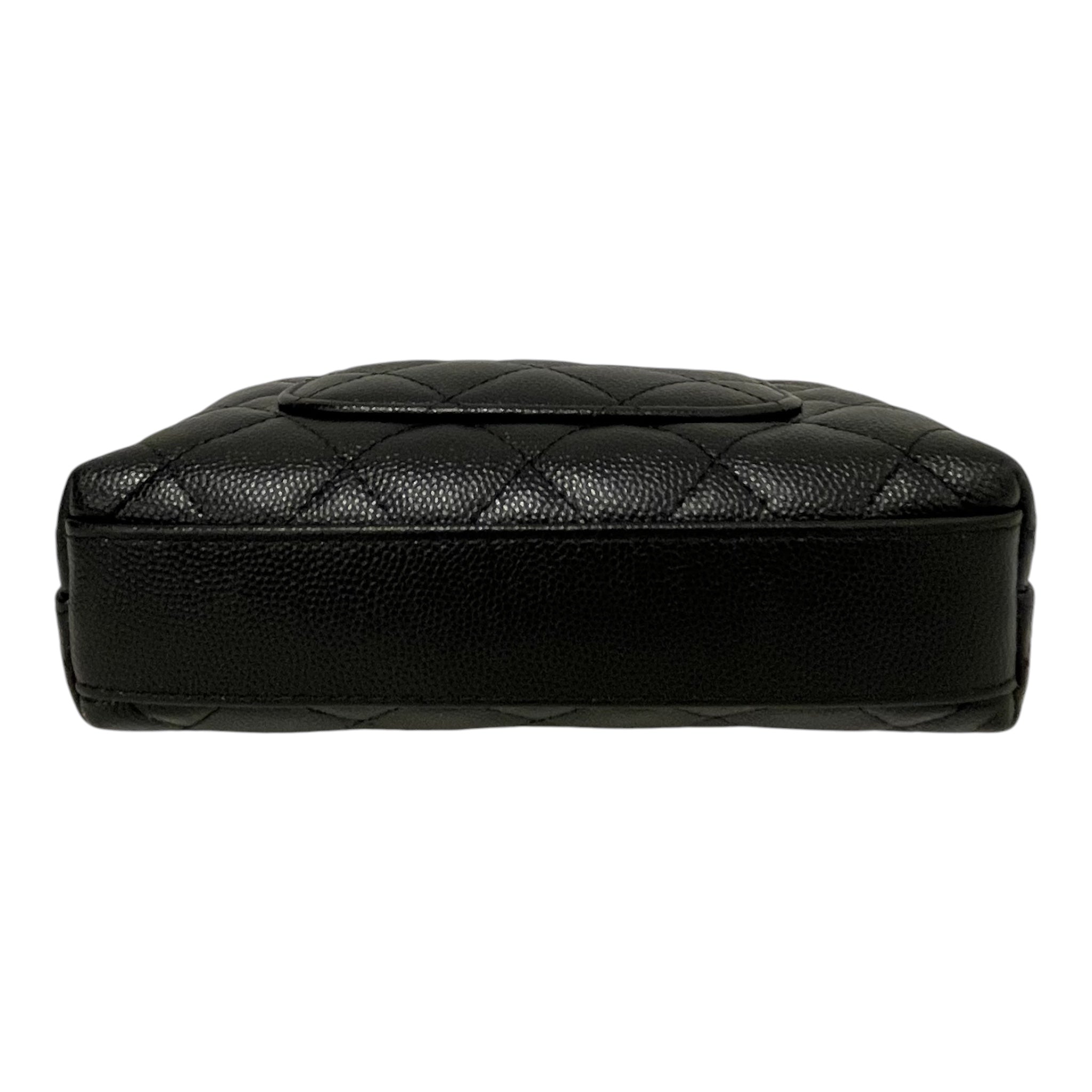 CHANEL/Cross Body Bag/Leatherl/BLK/N0E131A1 view 3