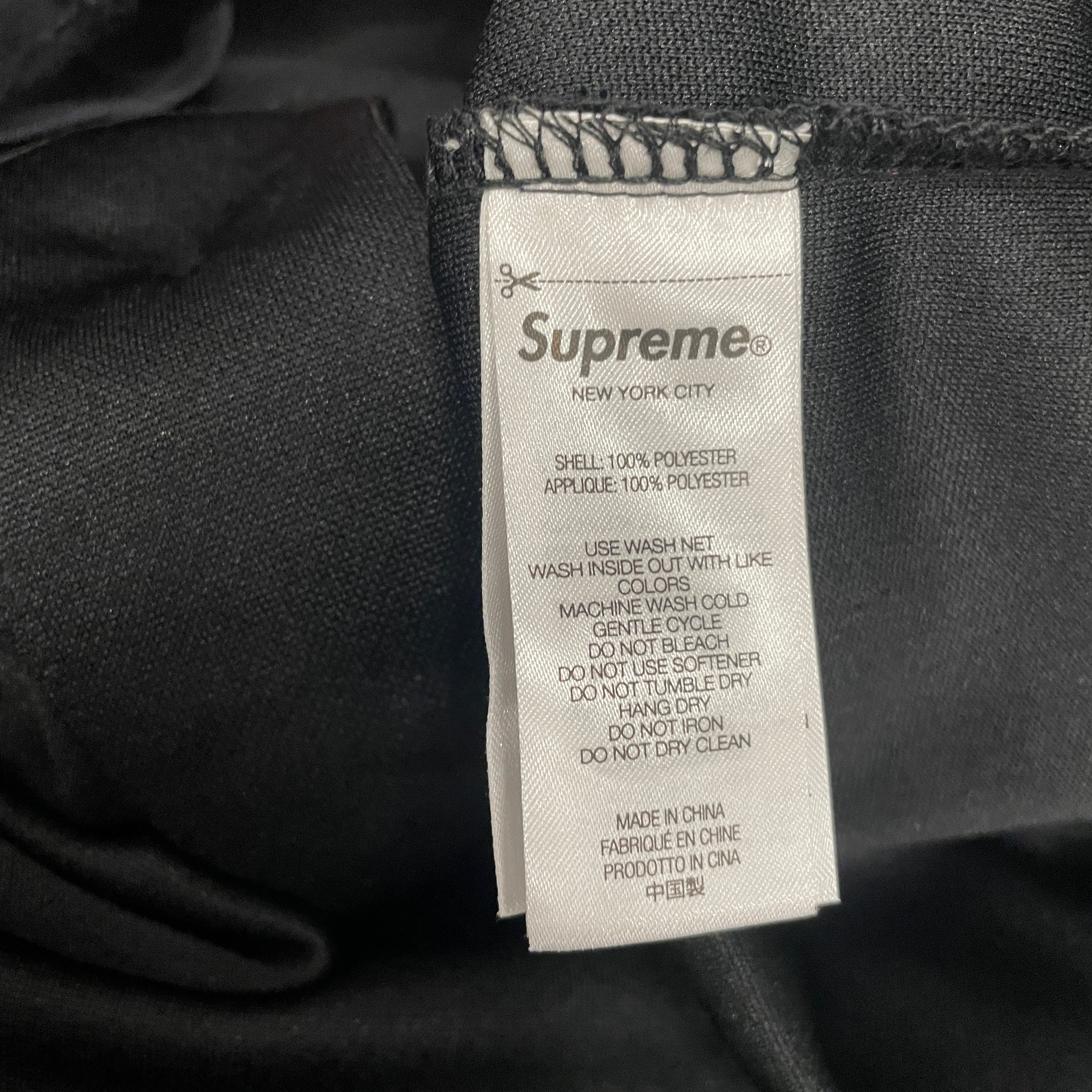 Supreme/mitchell&ness/SS Shirt/L/Polyester/BLK/BASEBALL SATIN JERSEY view 5