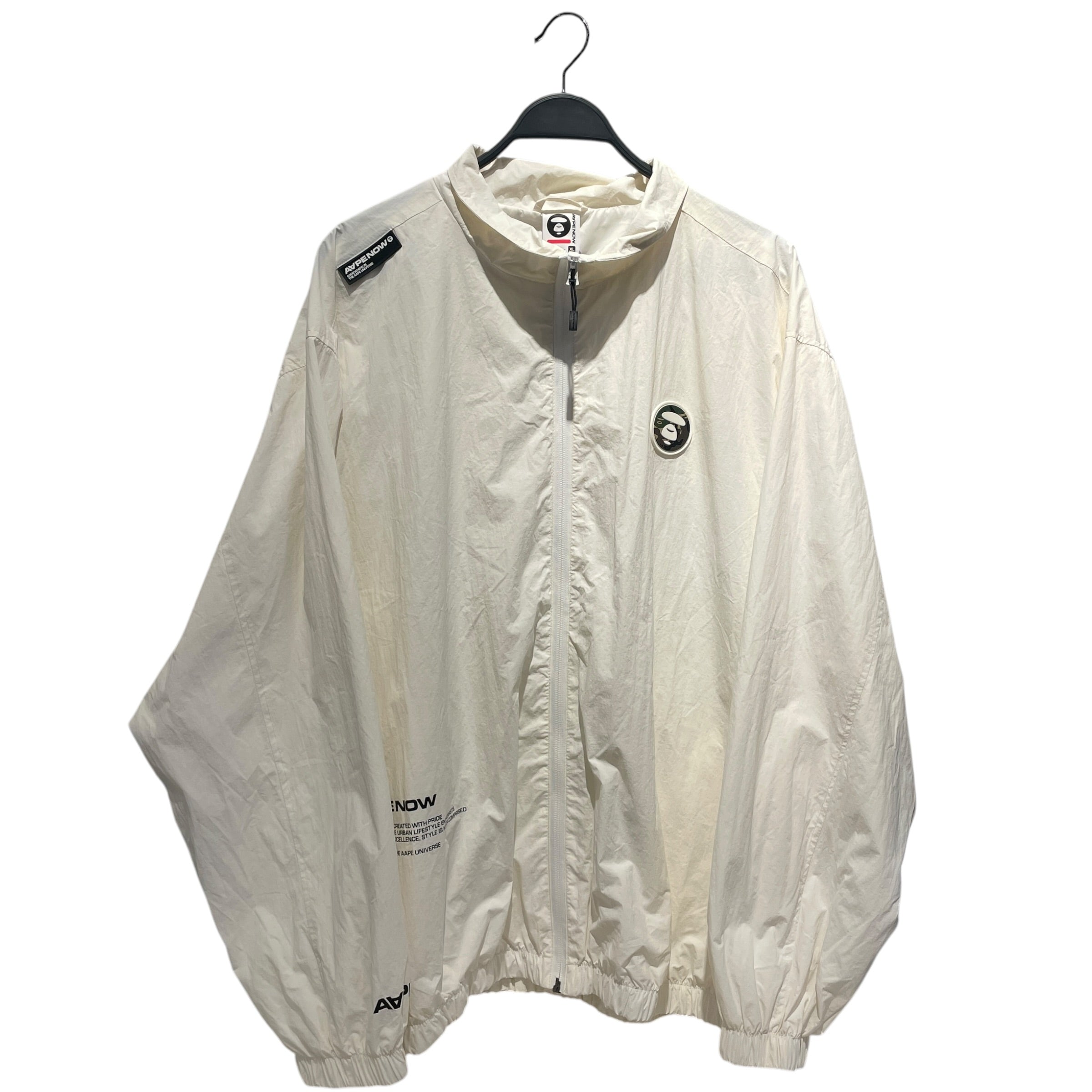 A BATHING APE/Jacket/XL/Nylon/WHT/ view 1