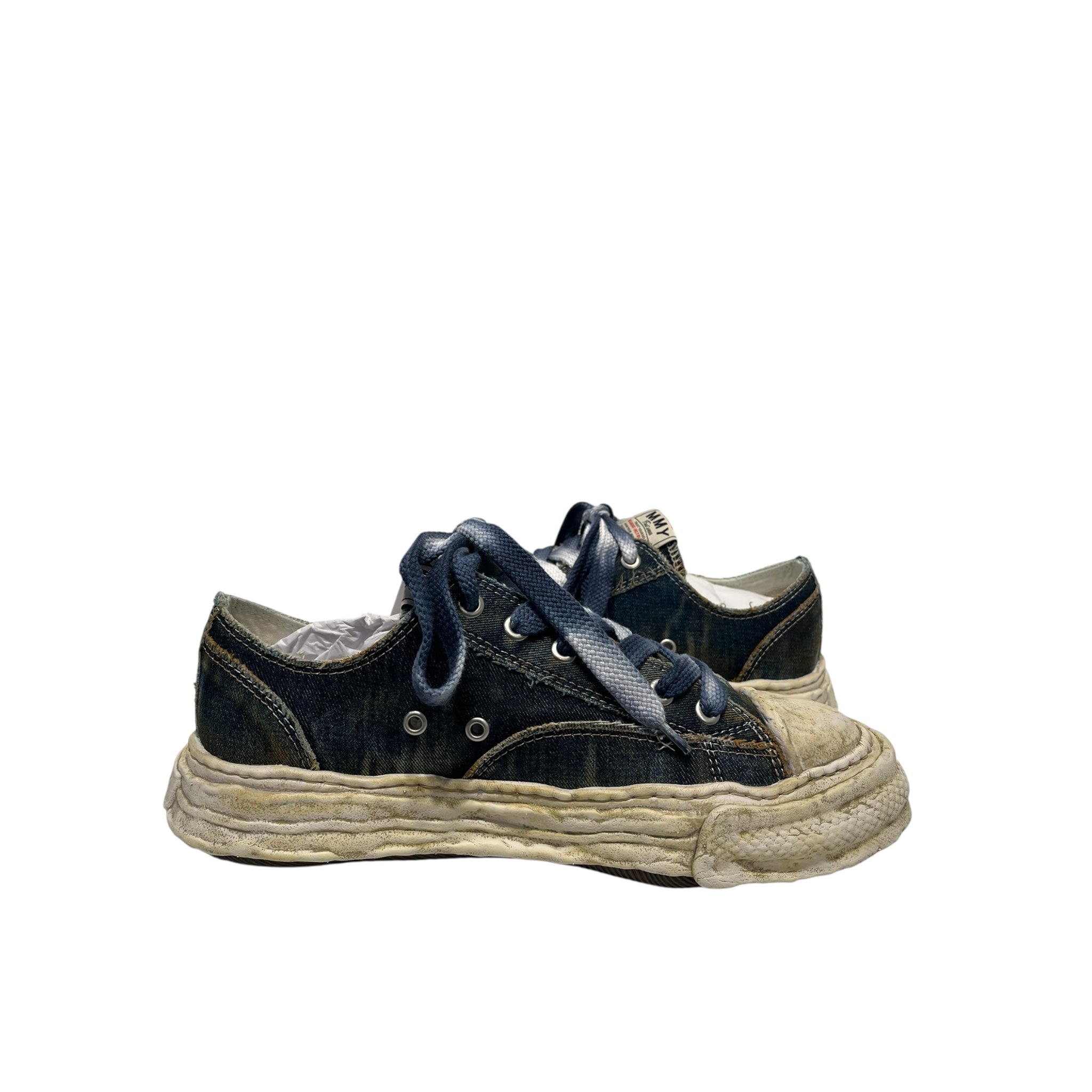 MIHARA YASUHIRO/Low-Sneakers/EU 44/Denim/BLU/Denim used look view 3