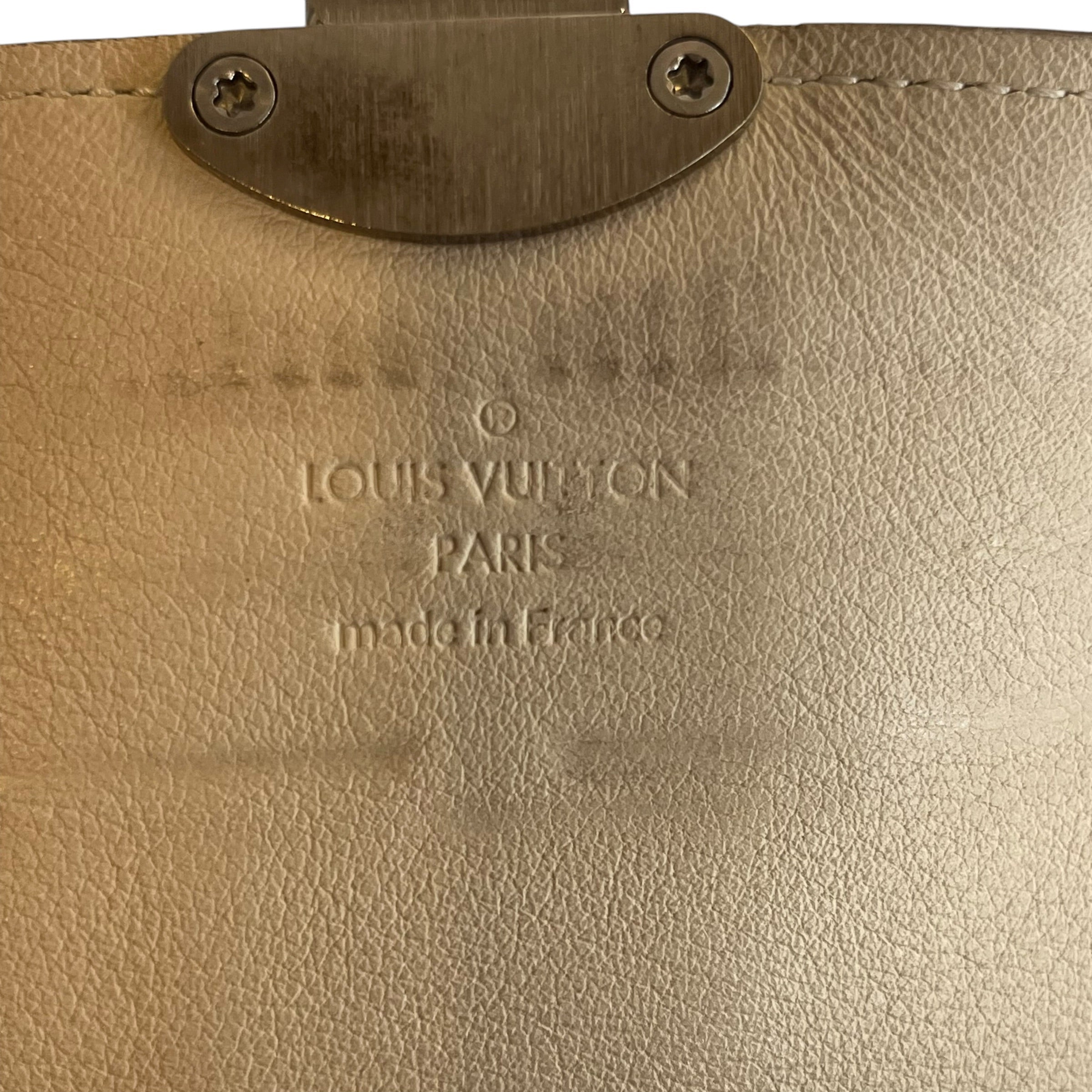 LOUIS VUITTON/Long Wallet/Leather/CRM/L's/MAHINA WALLET view 4