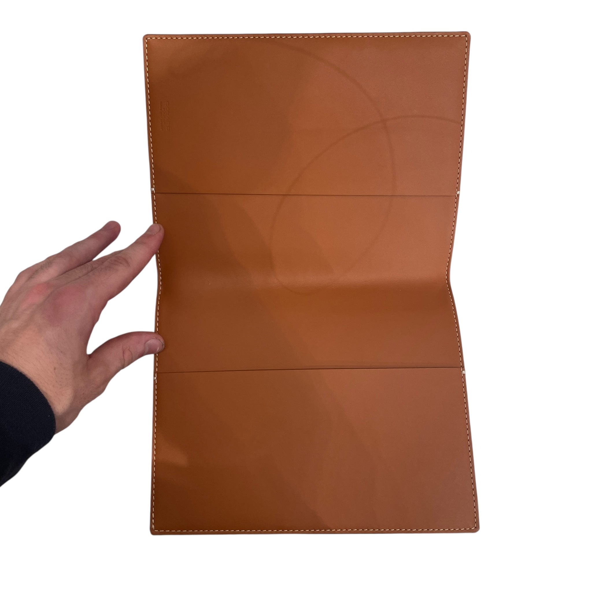 GOYARD/OS/Monogram/Leather/CML/Goyard Notepad Holder view 5