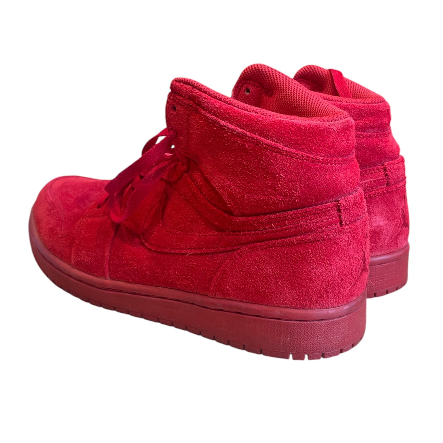 JORDAN BRAND/Hi-Sneakers/US 9.5/Suede/RED/332550-603 view 2