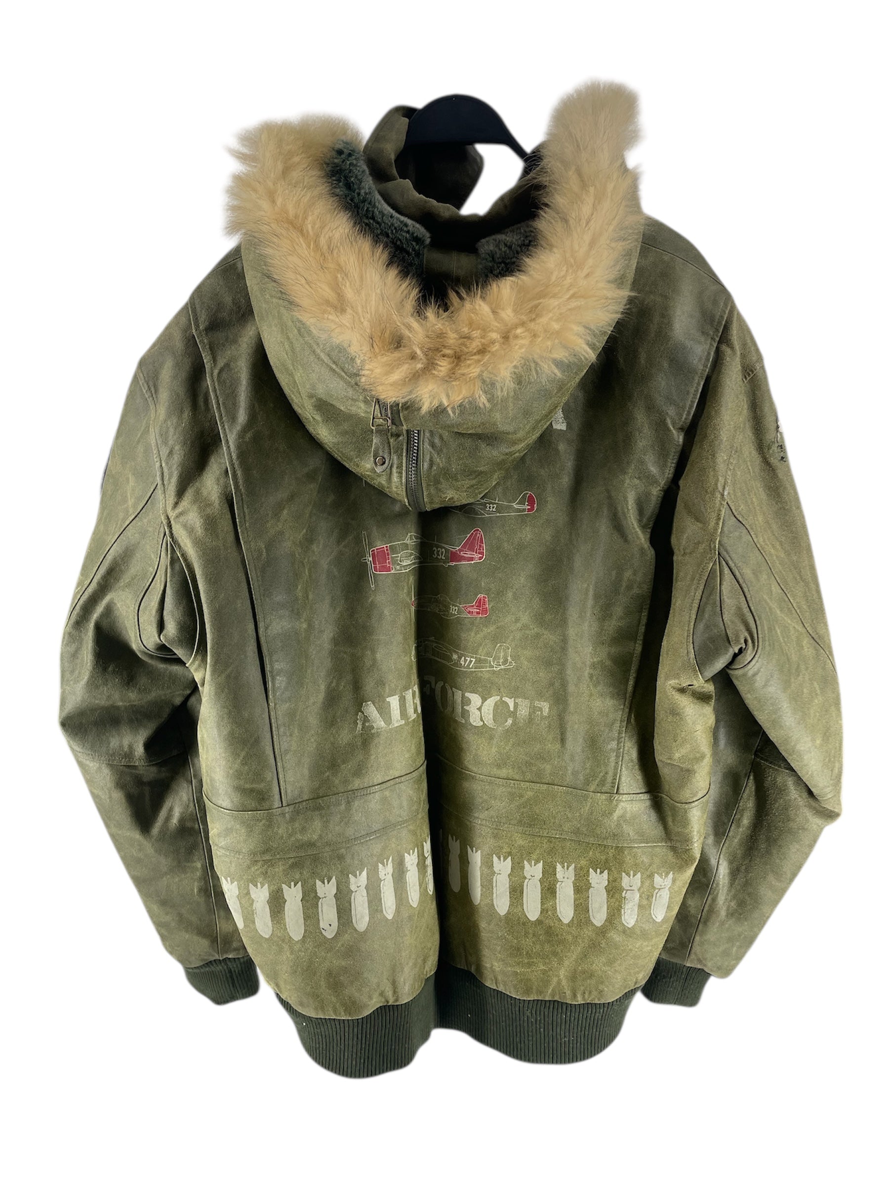 THE OLD FLYING FORCE /Flight Jkt/XXXL/Leather/KHK/BARE FOX view 2