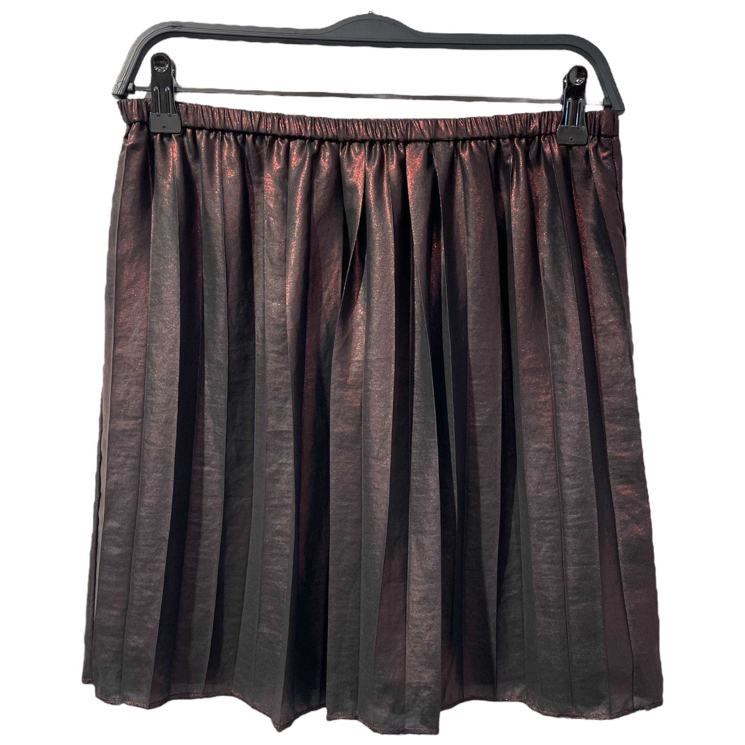 ISABEL MARANT ETOILE/Skirt/M/Polyester/BRD/SHINY + PLEATED view 1