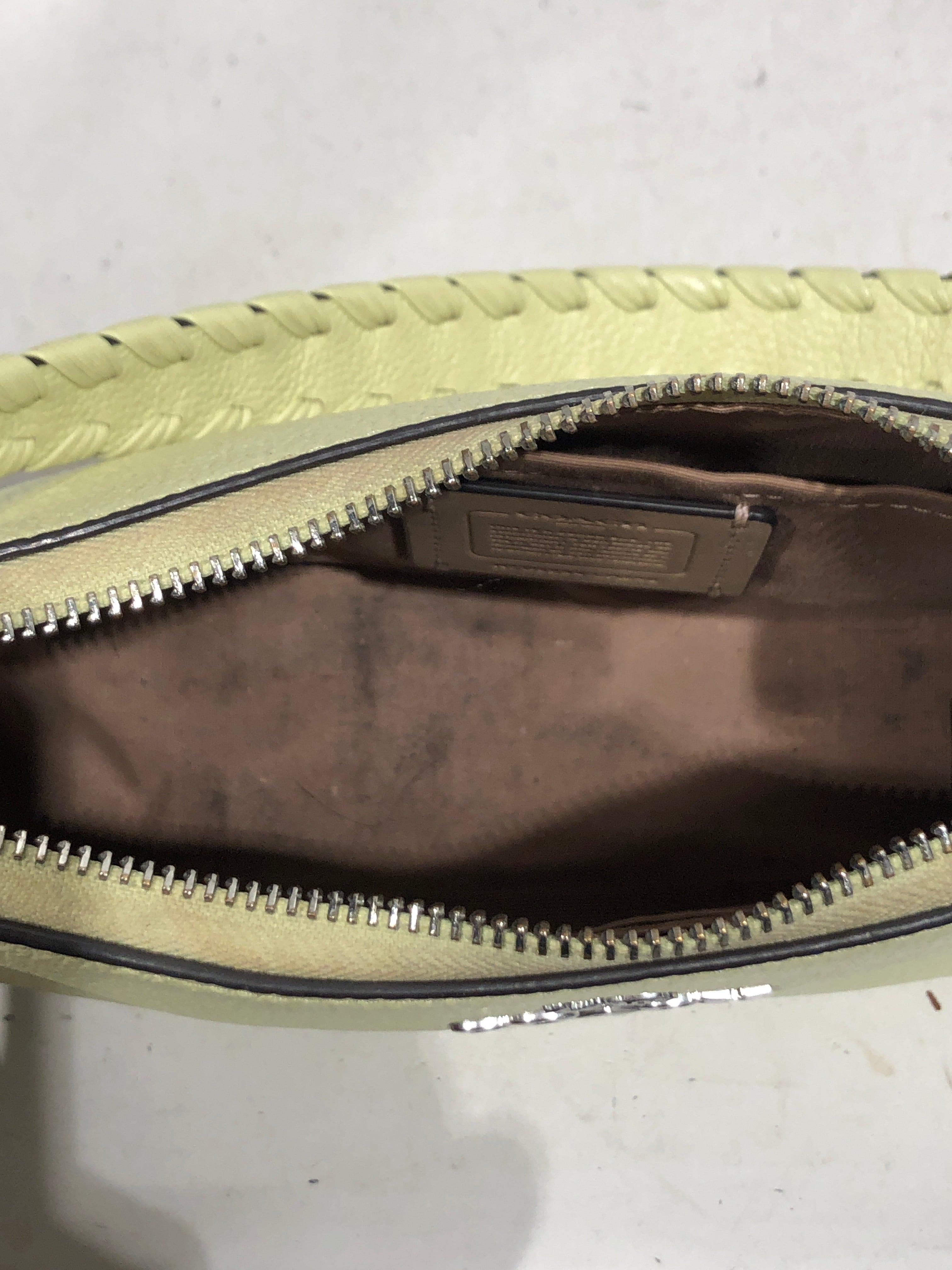 COACH/Hand Bag/Leather/GRN/SHOULDER BAG view 4