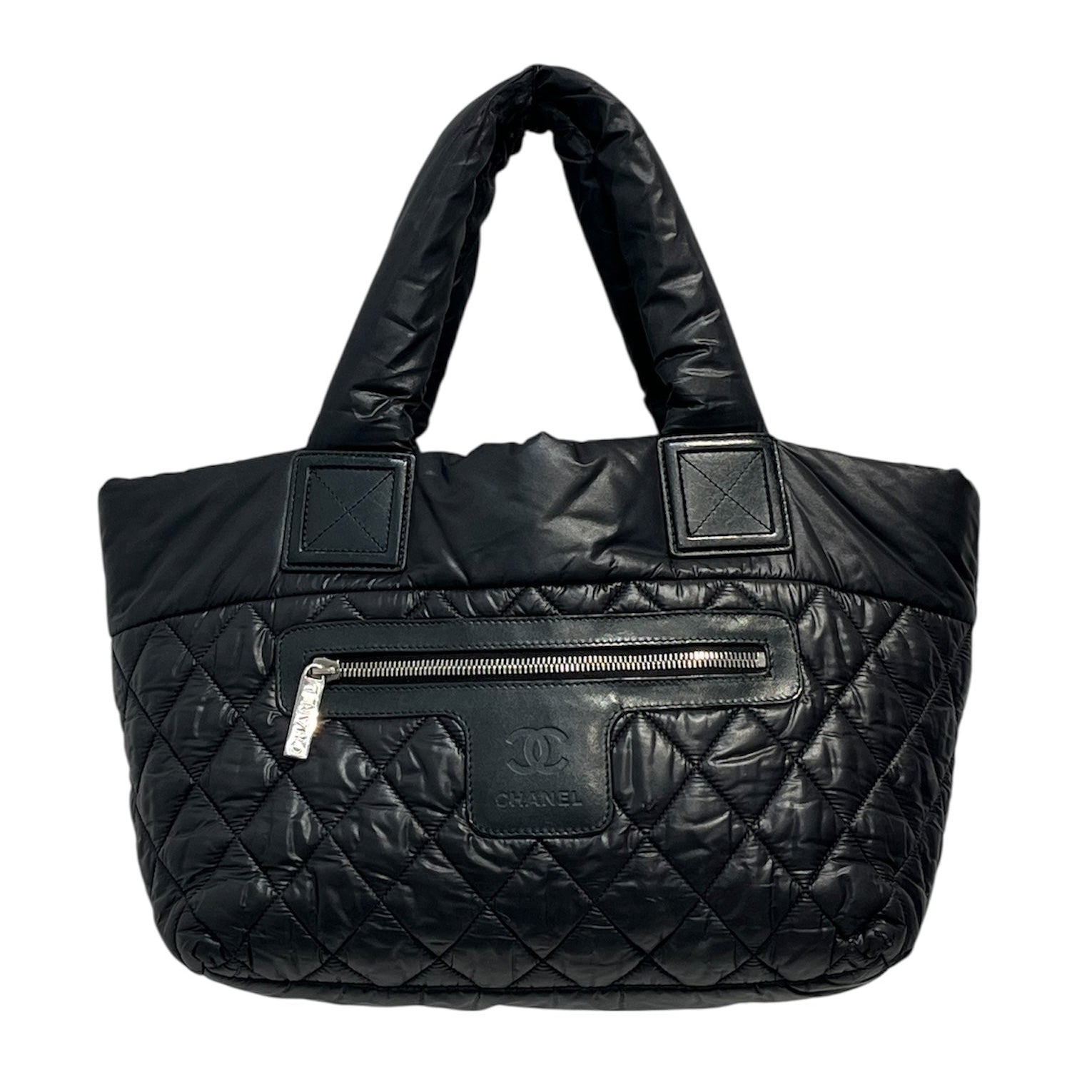 CHANEL/Tote Bag/Nylon/BLK/QUILTED COCOON TOTE view 1
