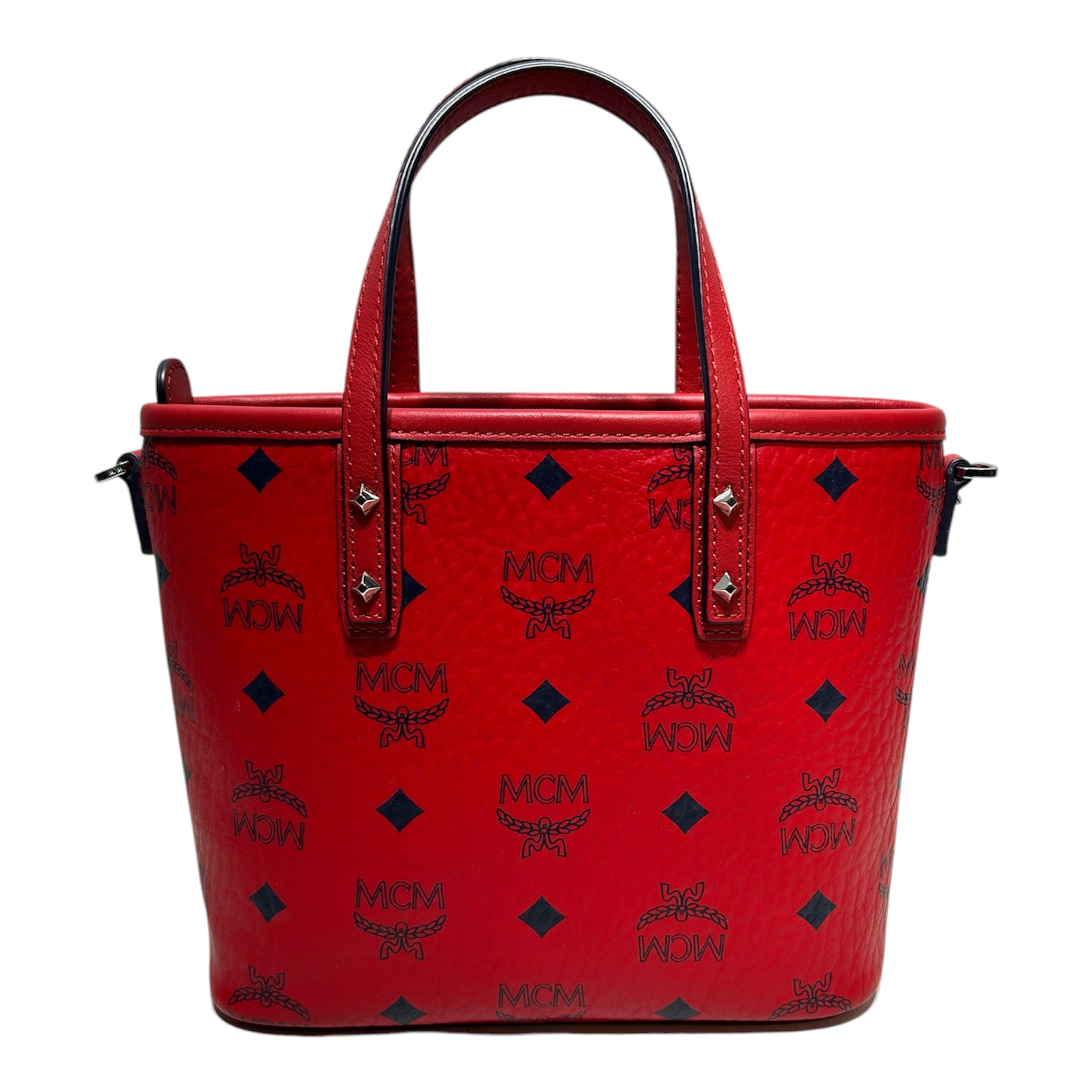 MCM/Bag/Leather/RED/BUCKET BAG view 2