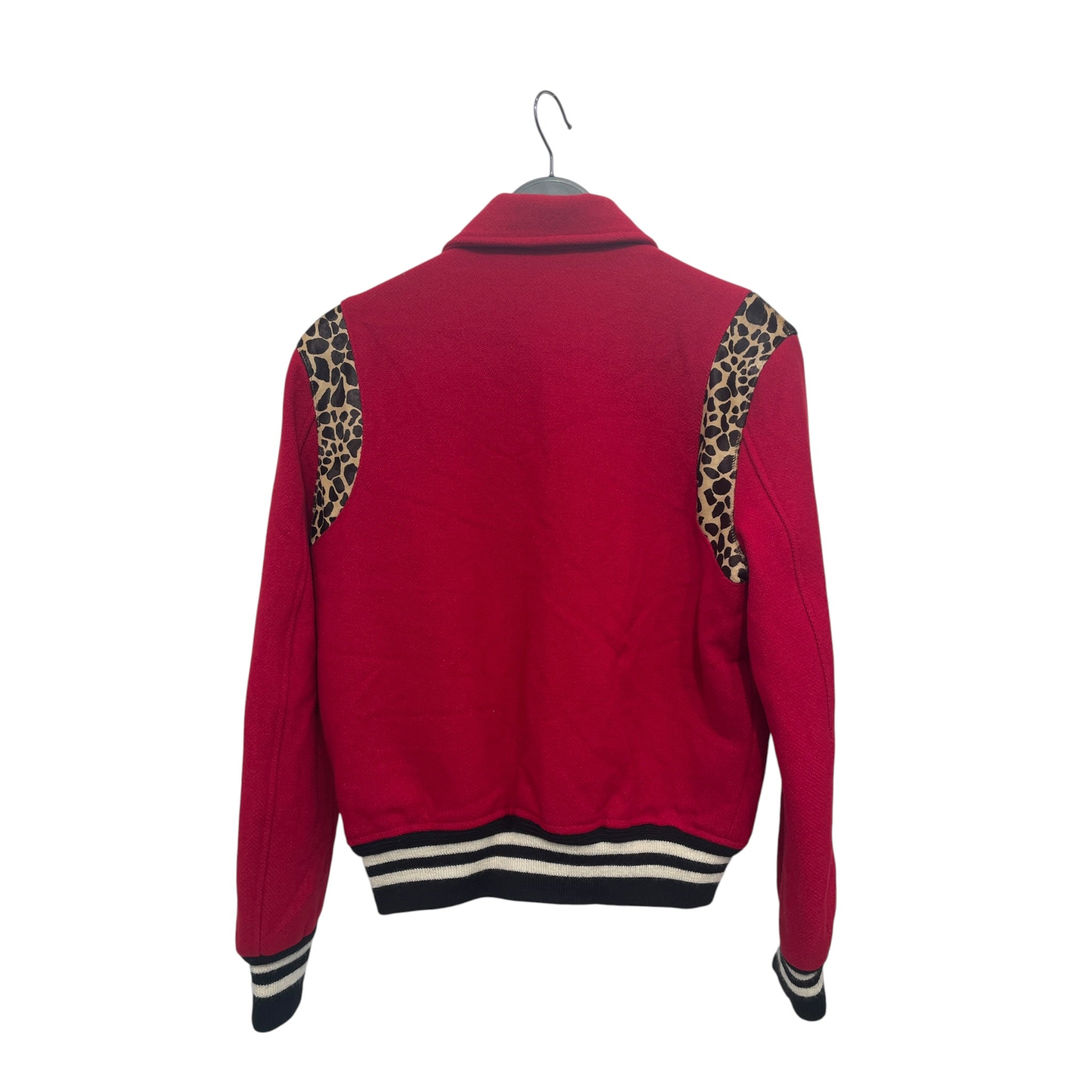 SAINT LAURENT/Jacket/46/RED/Animal Pattern/ view 2