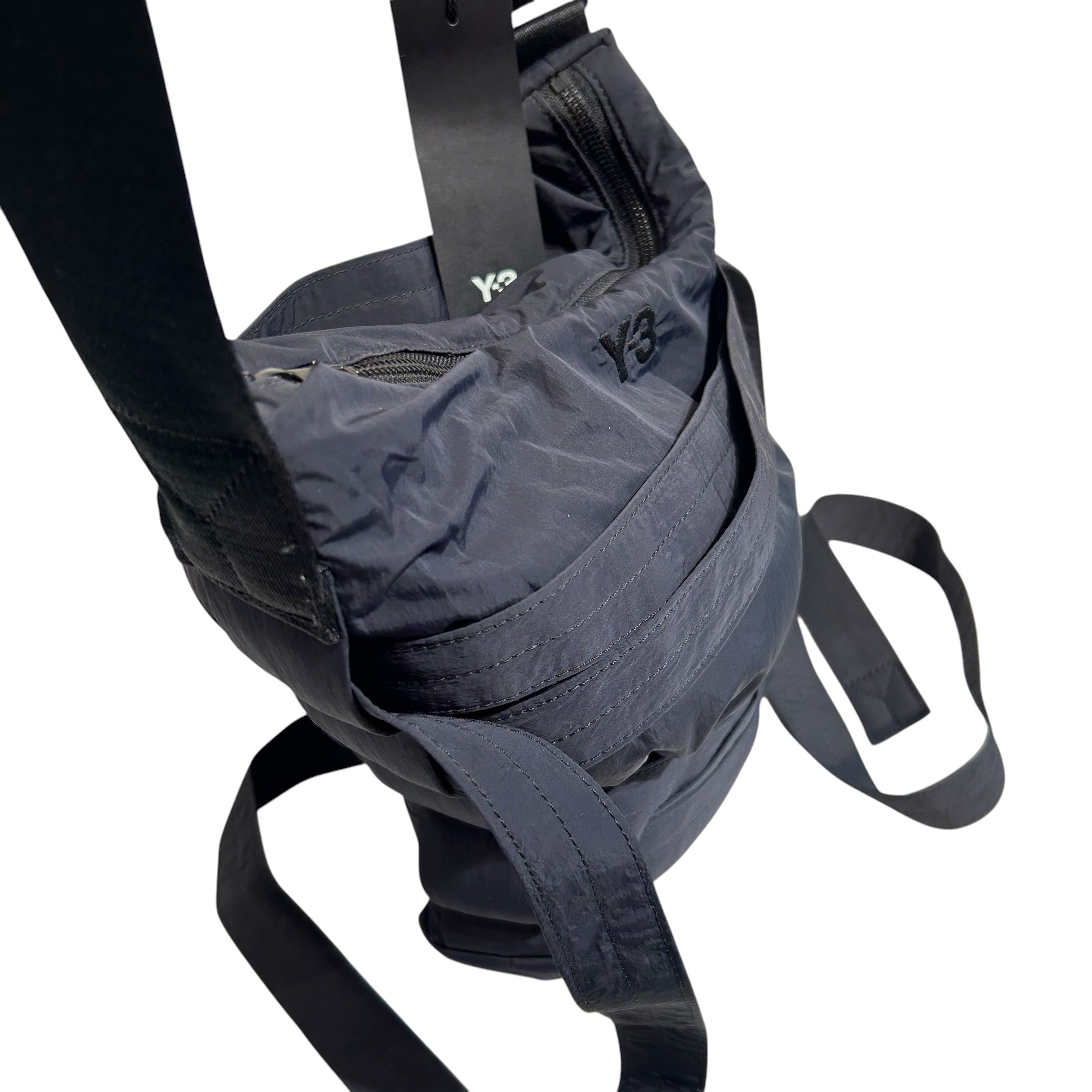Y-3/Cross Body Bag/Nylon/BLK/Cinch Bag view 6