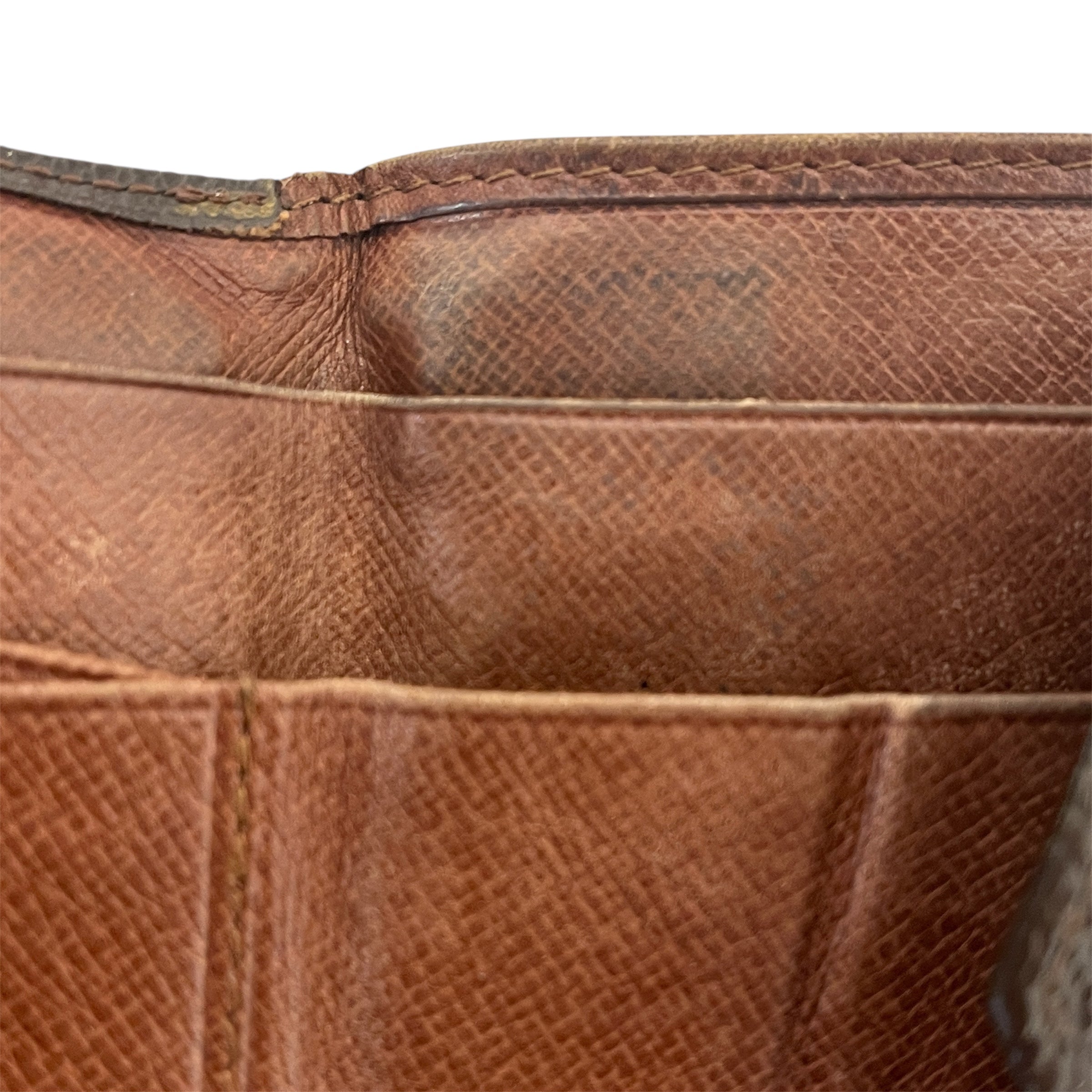 LOUIS VUITTON/Wallet/Monogram/Leather/BRW/elise compact wallet view 7