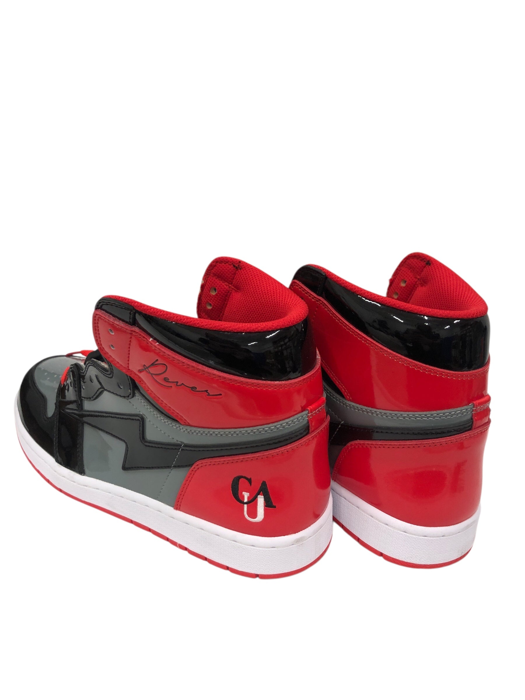 KOOL KIY/Hi-Sneakers/US 13/RED/GREY BLACK RED view 2