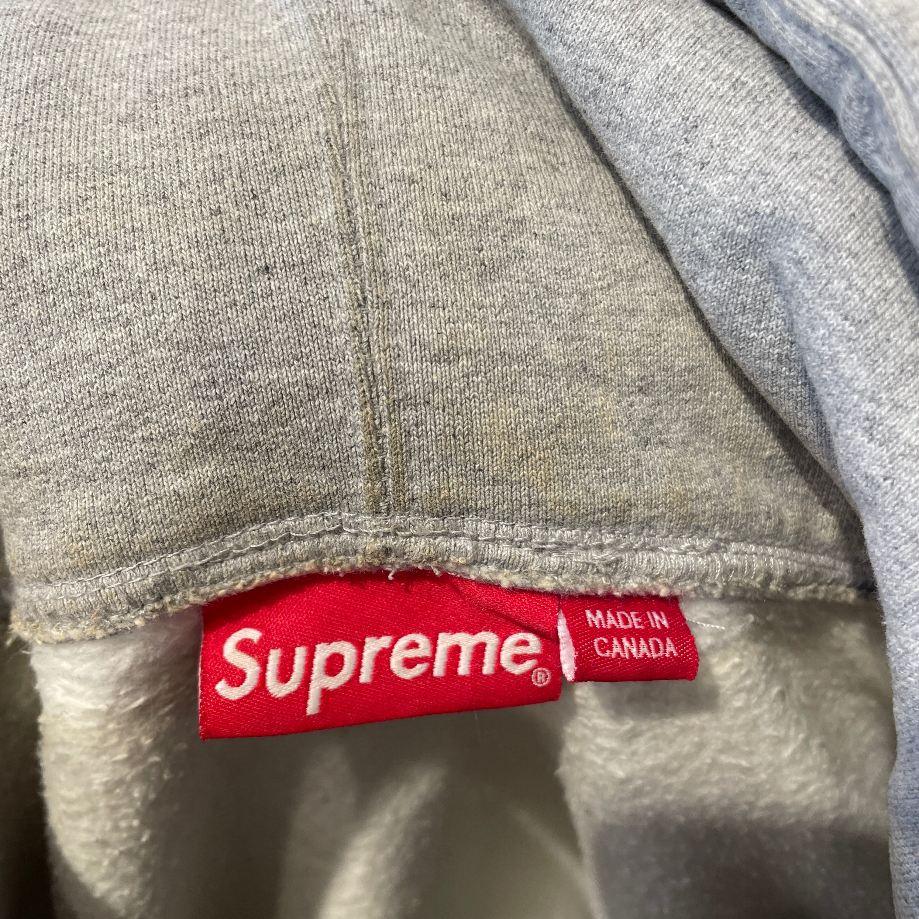Supreme/Zip Up Hoodie/XL/Cotton/GRY/TOSHIO MAEDA ZIP UP view 3
