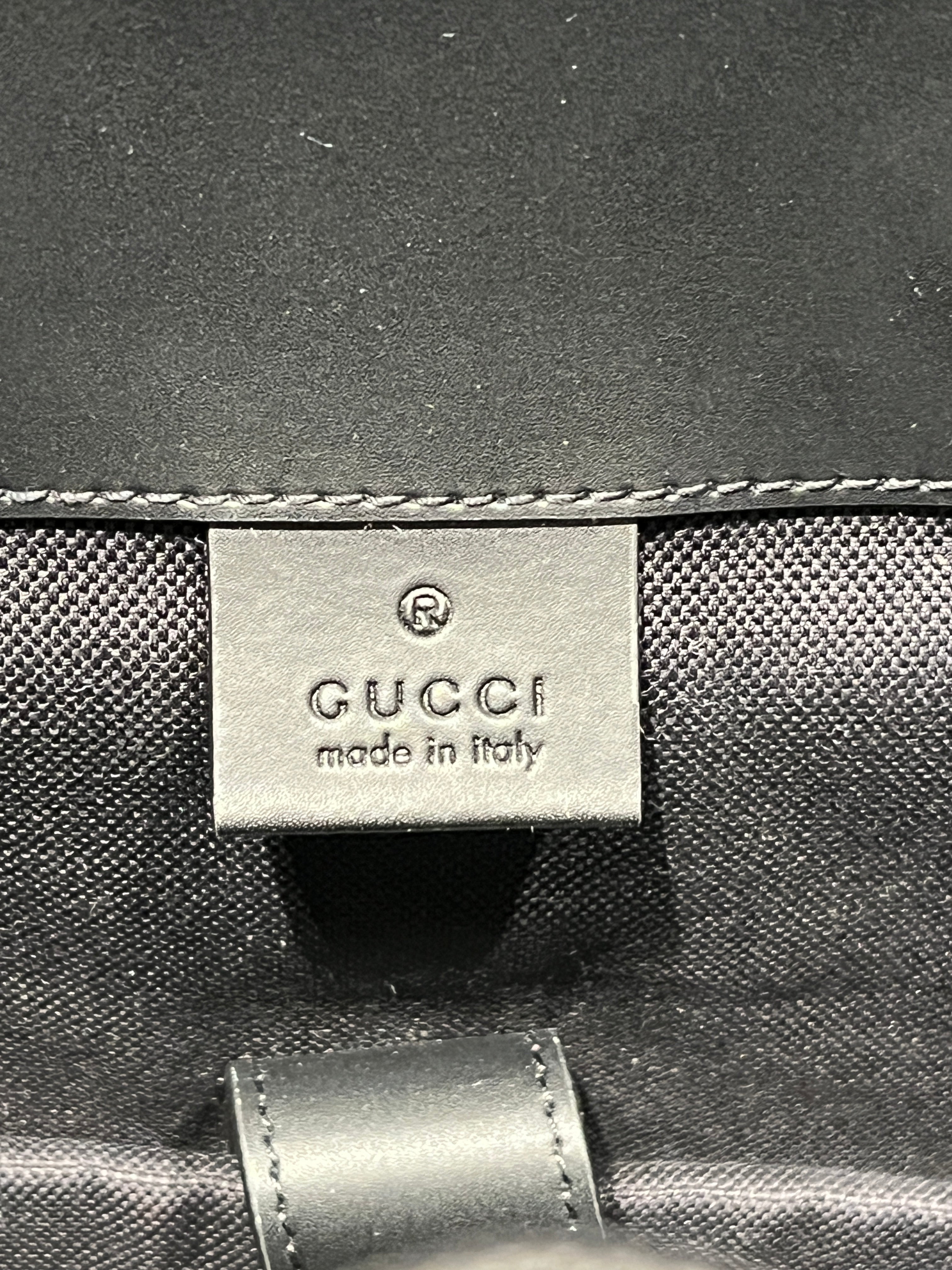 GUCCI/Backpack/Monogram/Leather/BLK/GUCCI BESTIARY WITH BEES view 5