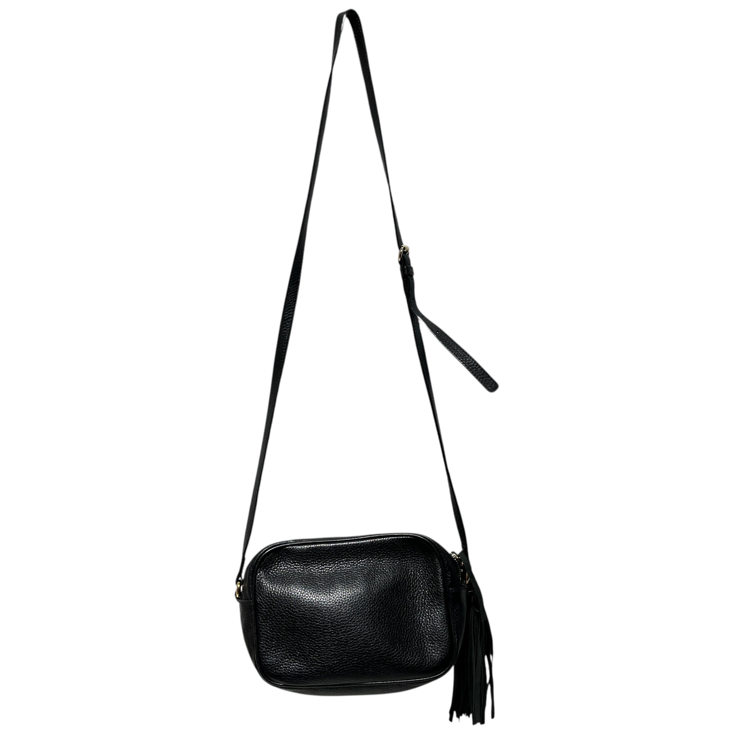 GUCCI/Cross Body Bag/Leather/BLK/SOHO DISCO view 3