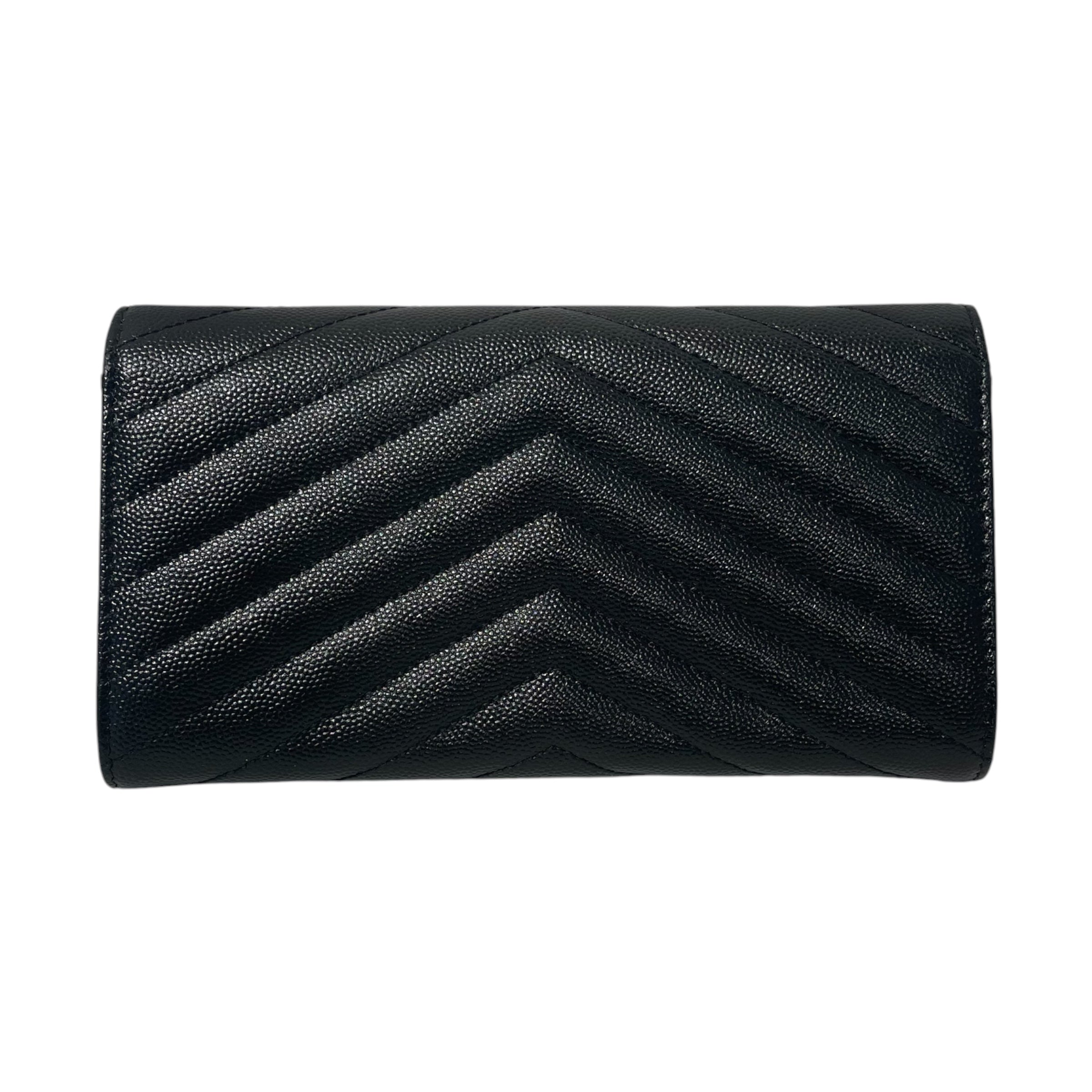 SAINT LAURENT/Long Wallet/Leather/BLK/L's/CASSANDRE YSL LONG WALLET view 2