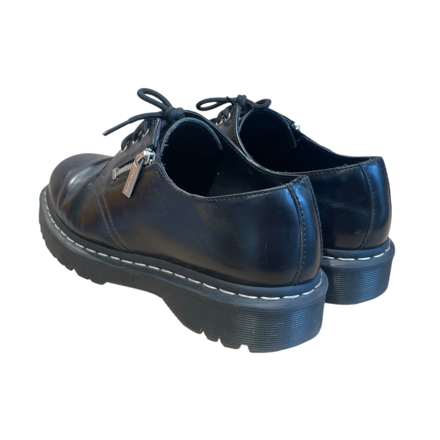 Dr.Martens/Loafers/US 10/Leather/BLK/LA004/1461/SILV ZIPPER/BLK LAC view 2