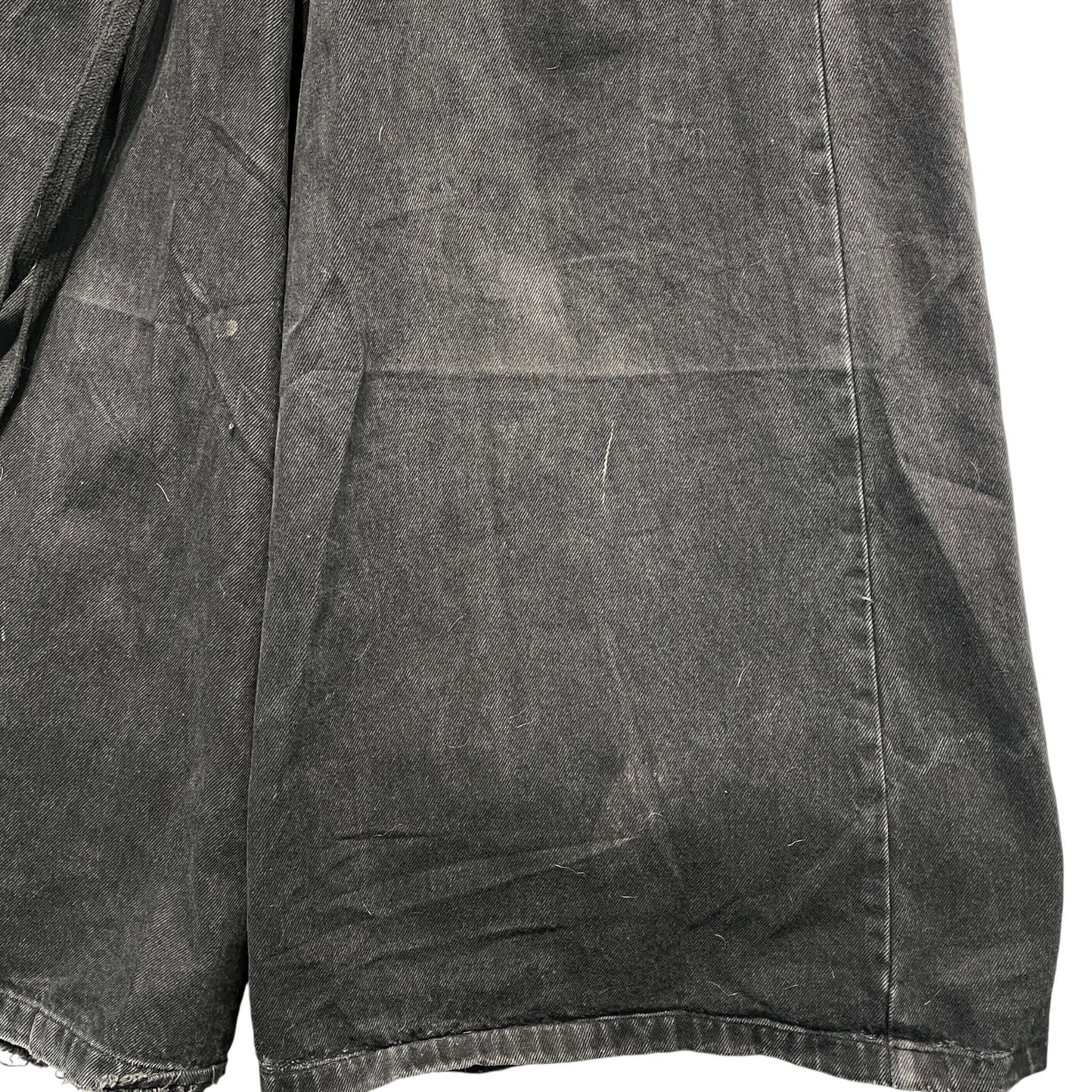 haveyoudiedbefore?/Pants/34/Denim/BLK/wide bondage view 6