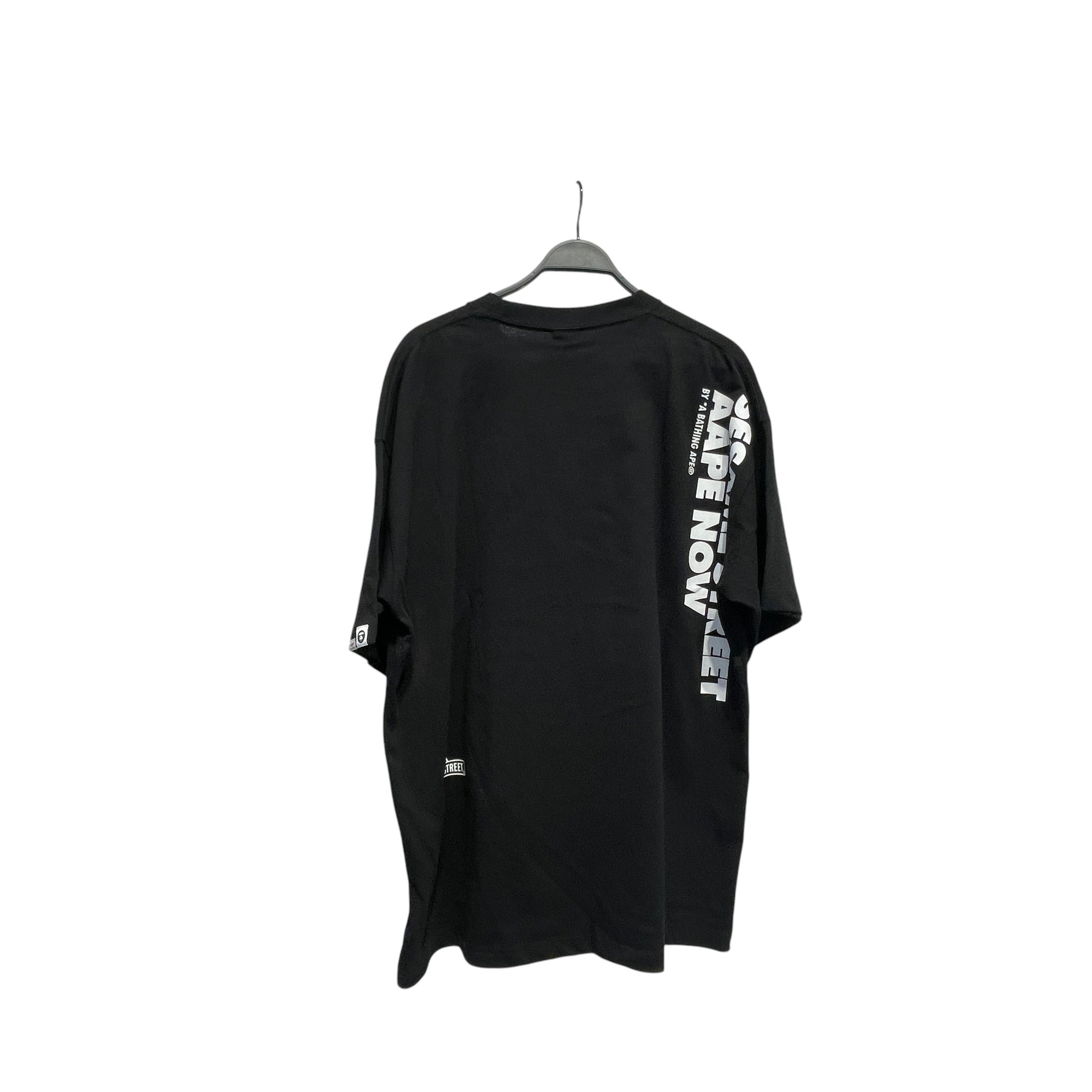 AAPE BY A BATHING APE/T-Shirt/XXL/Cotton/BLK/Graphic/Sesame Street view 2