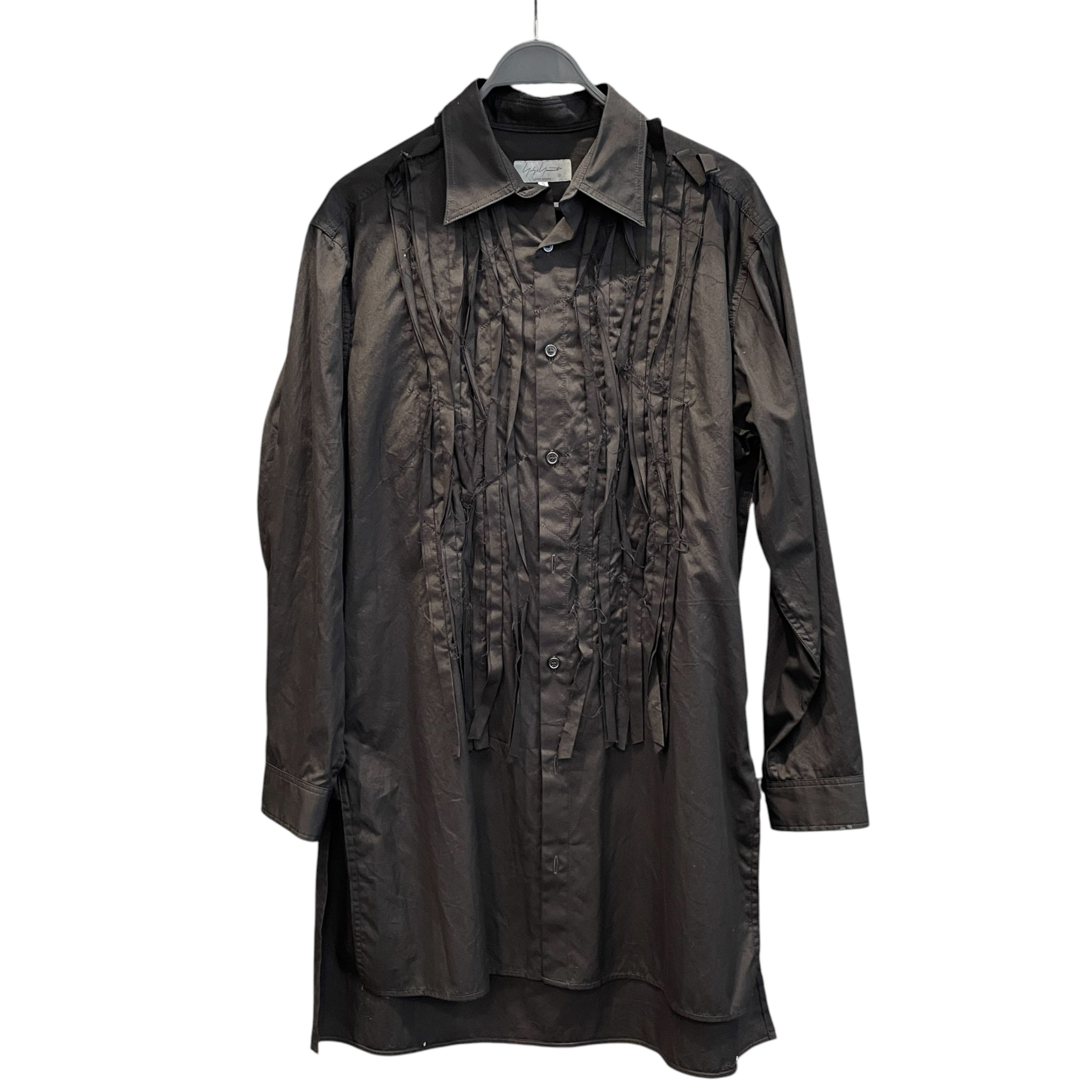 YOHJI YAMAMOTO/LS Shirt/3/BLK/ view 1