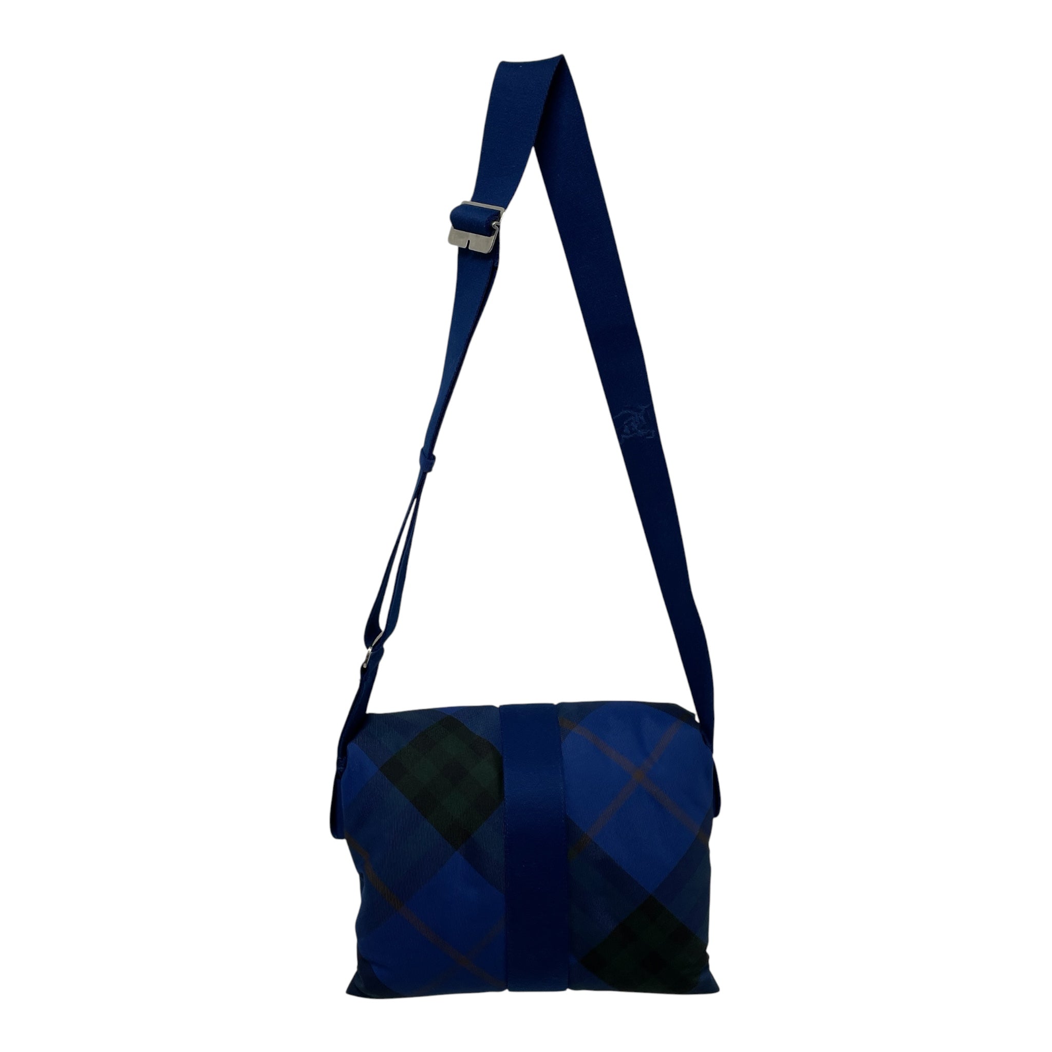 BURBERRY BLUE LABEL/Hand Bag/Plaid/BLU/CHECK PILLOW BAG view 1