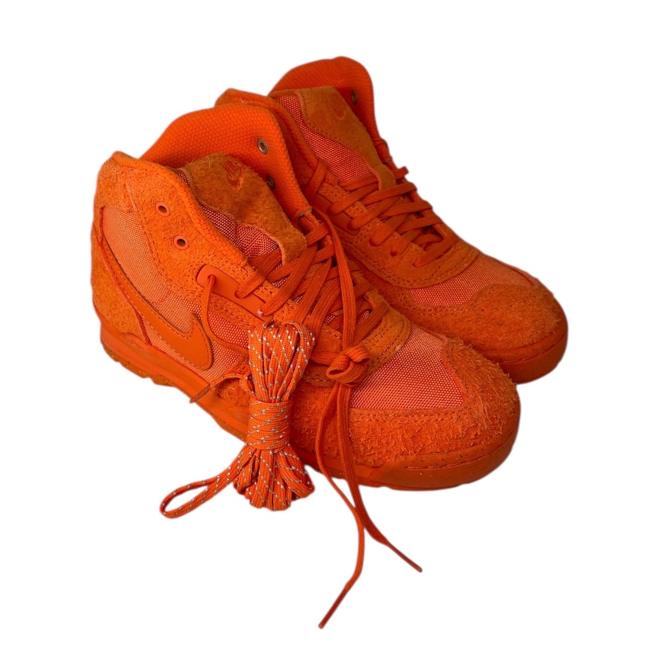 NIKE/STUSSY/Hi-Sneakers/US 10/Suede/ORN/SAFETY ORANGE view 1