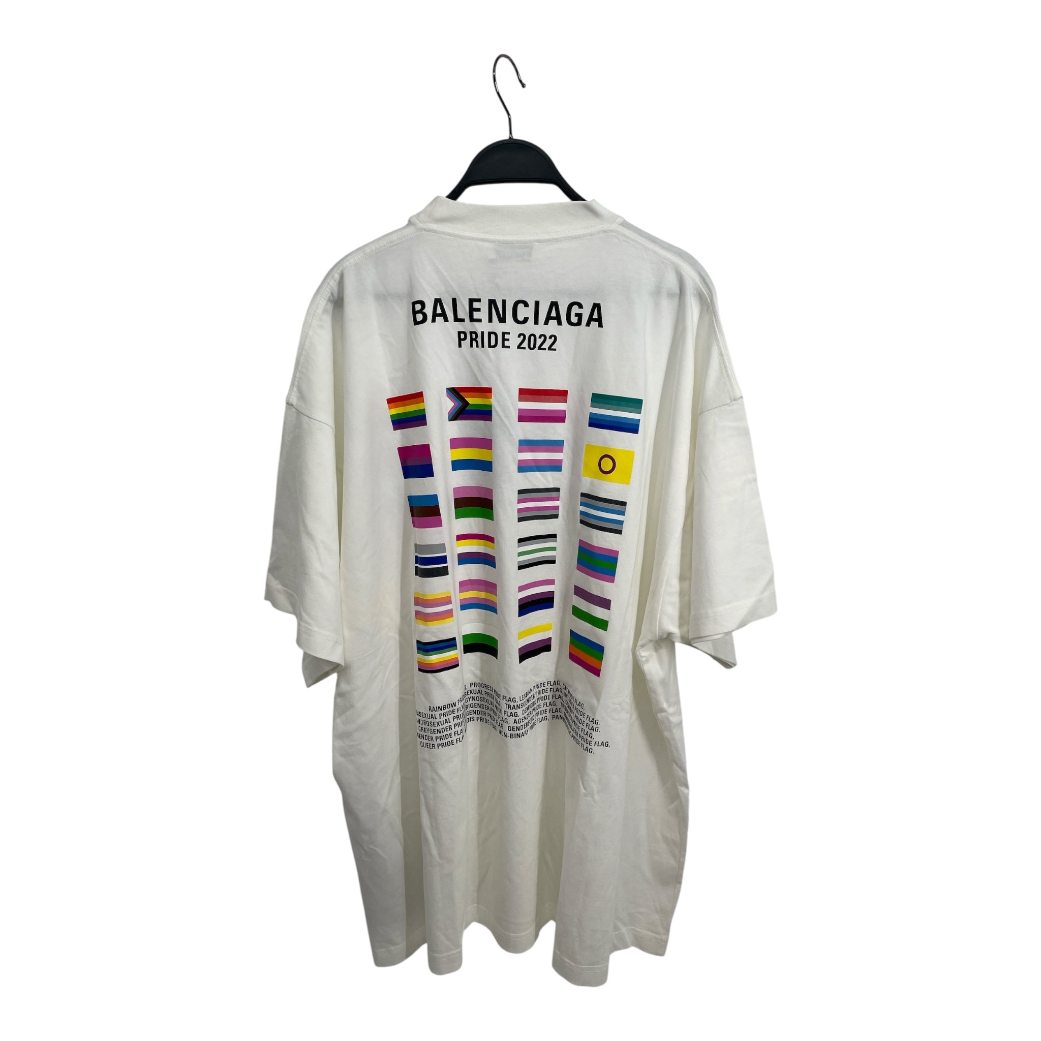 BALENCIAGA/T-Shirt/3/Cotton/WHT/2022 BOY/GIRL PRIDE 10 view 2