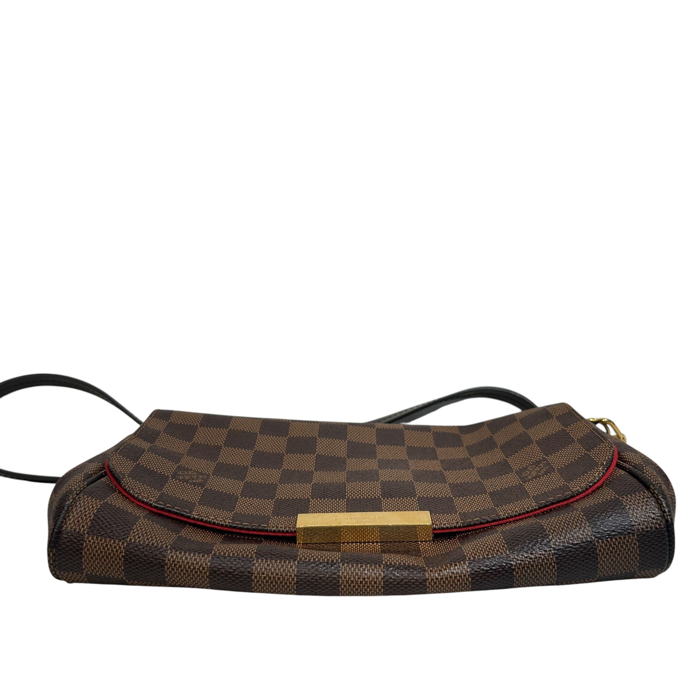 LOUIS VUITTON/Cross Body Bag/Monogram/Leather/BRW/Favorite MM Damier Ebene Bag view 3