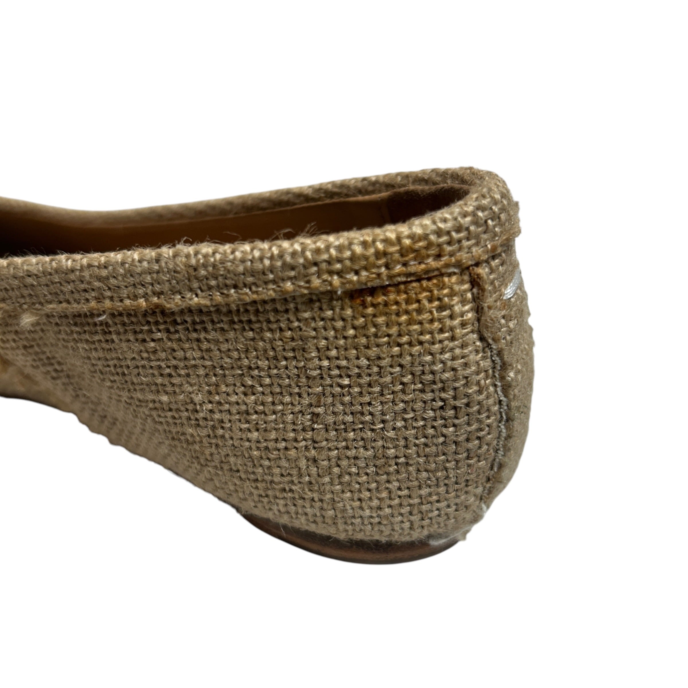 Maison Margiela/Flat Shoes/US 6/Tweed/BEG/Tabi Tweed Flats view 5
