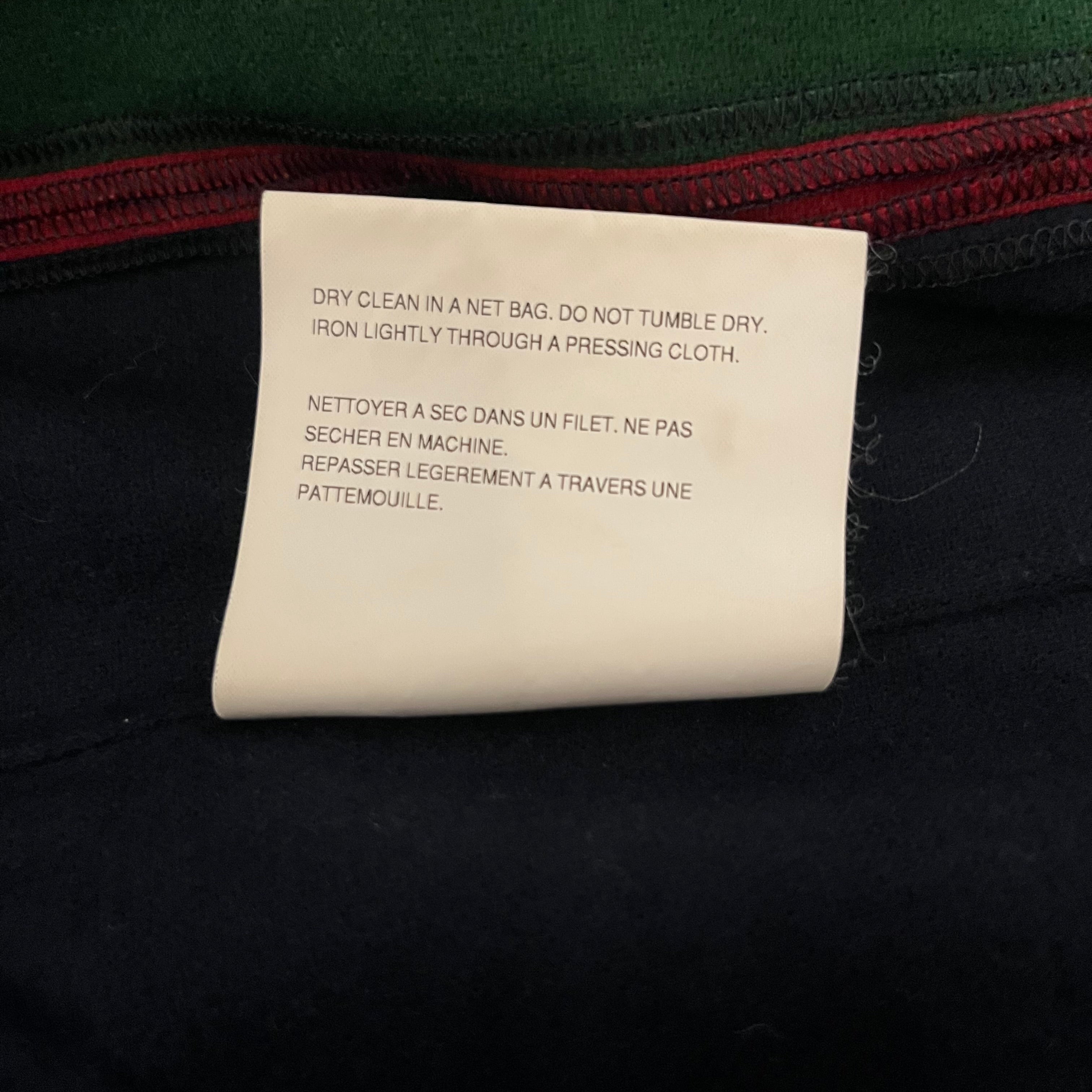 COMME des GARCONS HOMME PLUS/LS Shirt/S/Wool/NVY/Stripe/ view 7